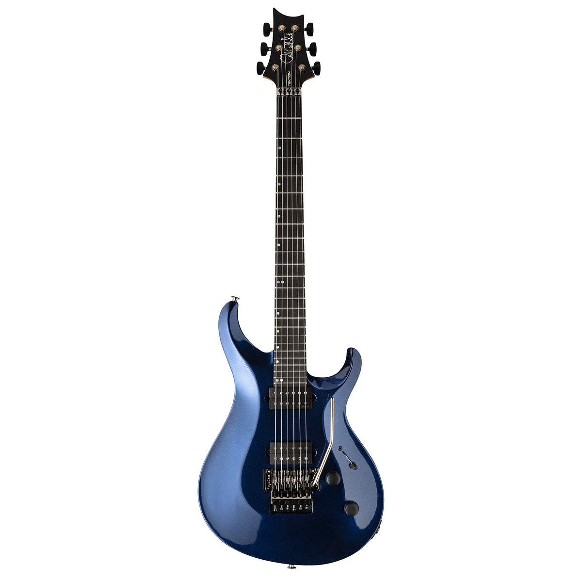 PRS Tekton Floyd Rose Electric Guitar Pearl Black Natural Neck