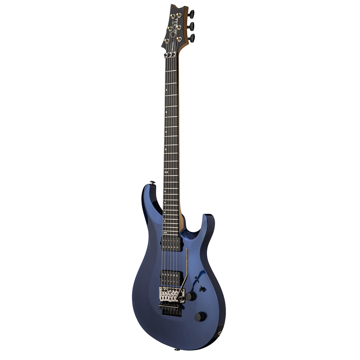 PRS Tekton Floyd Rose Electric Guitar Pearl Black Natural Neck