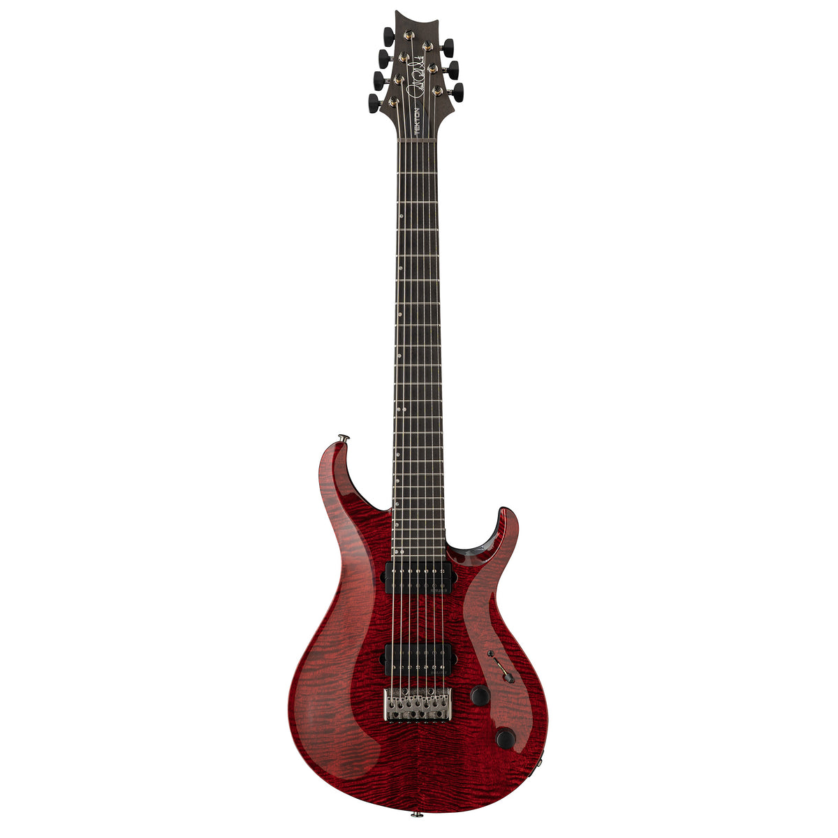 PRS Tekton SVN 7-String Electric Guitar Bloodstone Red Black Satin Neck