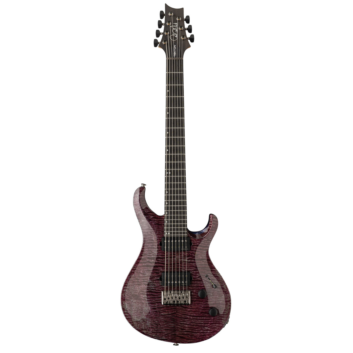 PRS Tekton SVN 7-String Electric Guitar Violet Tourmaline Natural Neck