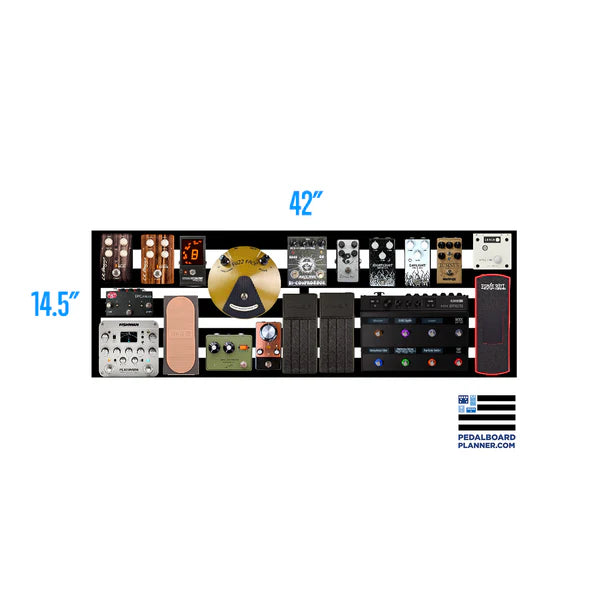 Pedaltrain TERRA 42 with Wheeled Tour Case