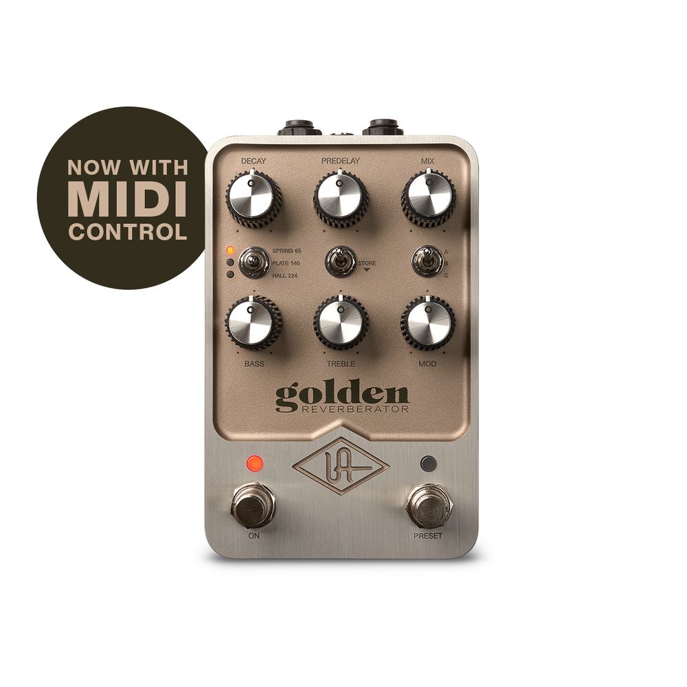 UAFX Golden Reverberator Pedal