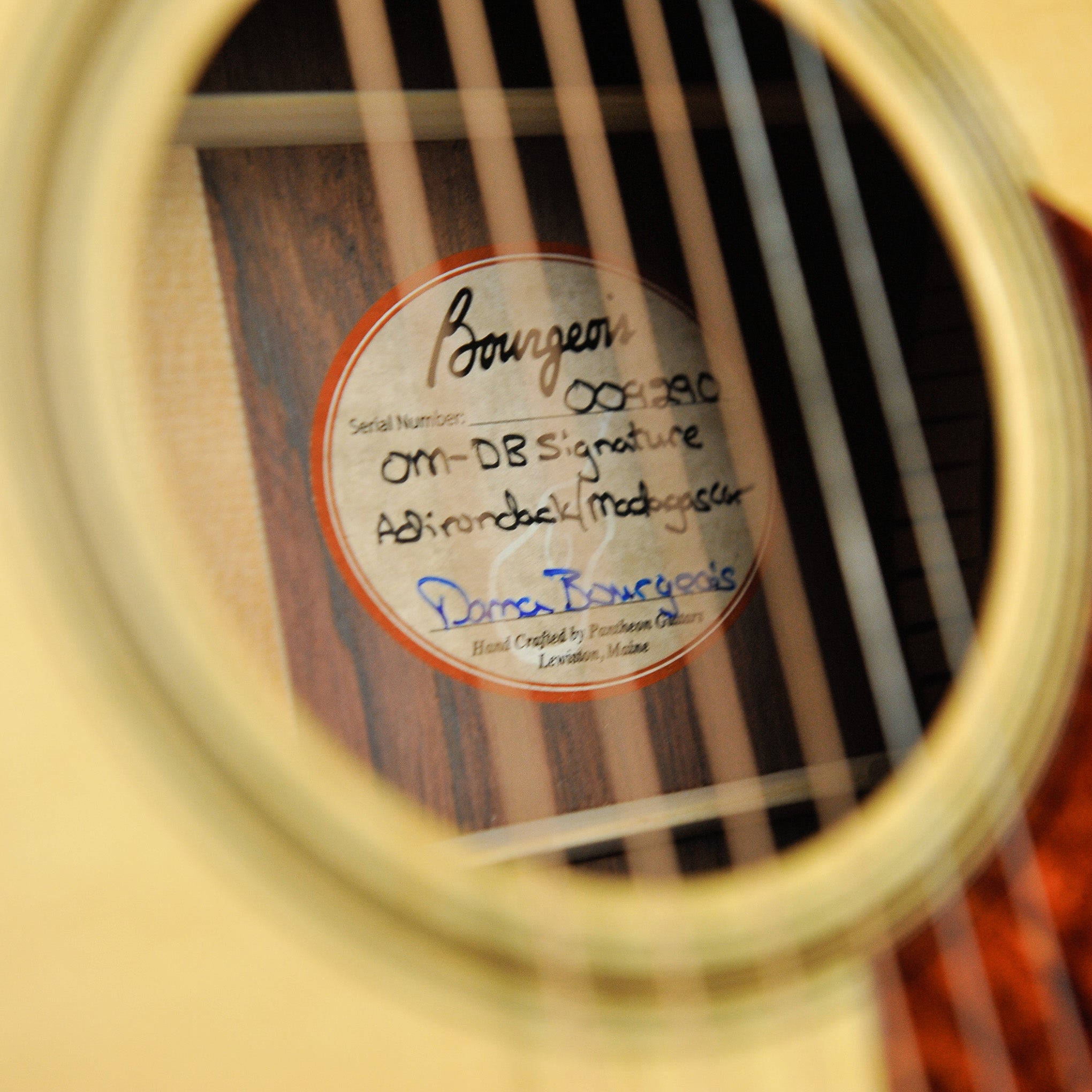 Bourgeois Legacy Series OM - DB Signature Adirondak Madagascar #10535 - Used