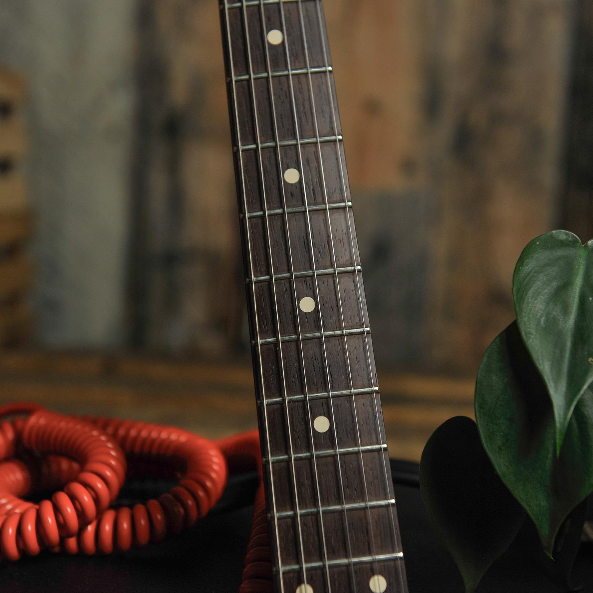 Charles Cilia Strat Style Electric Guitar Fiesta Red w/Case - Used