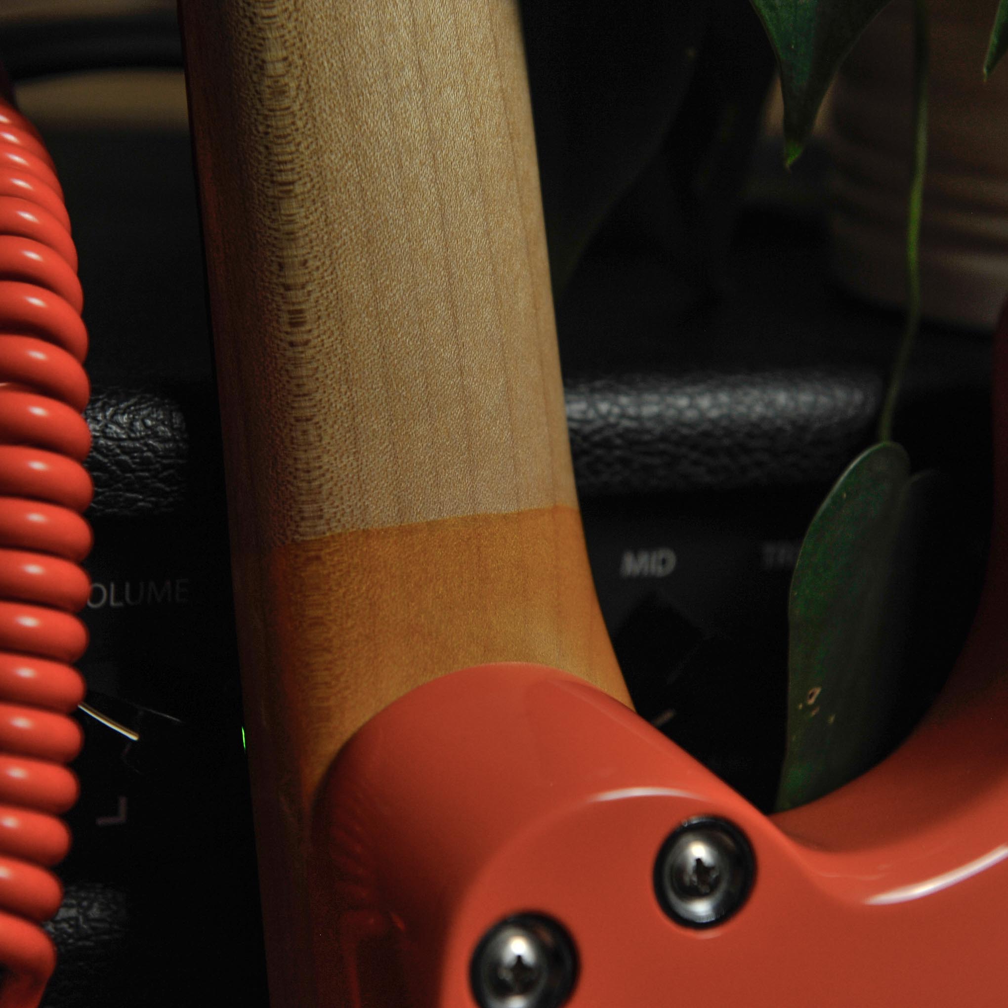 Charles Cilia Strat Style Electric Guitar Fiesta Red w/Case - Used