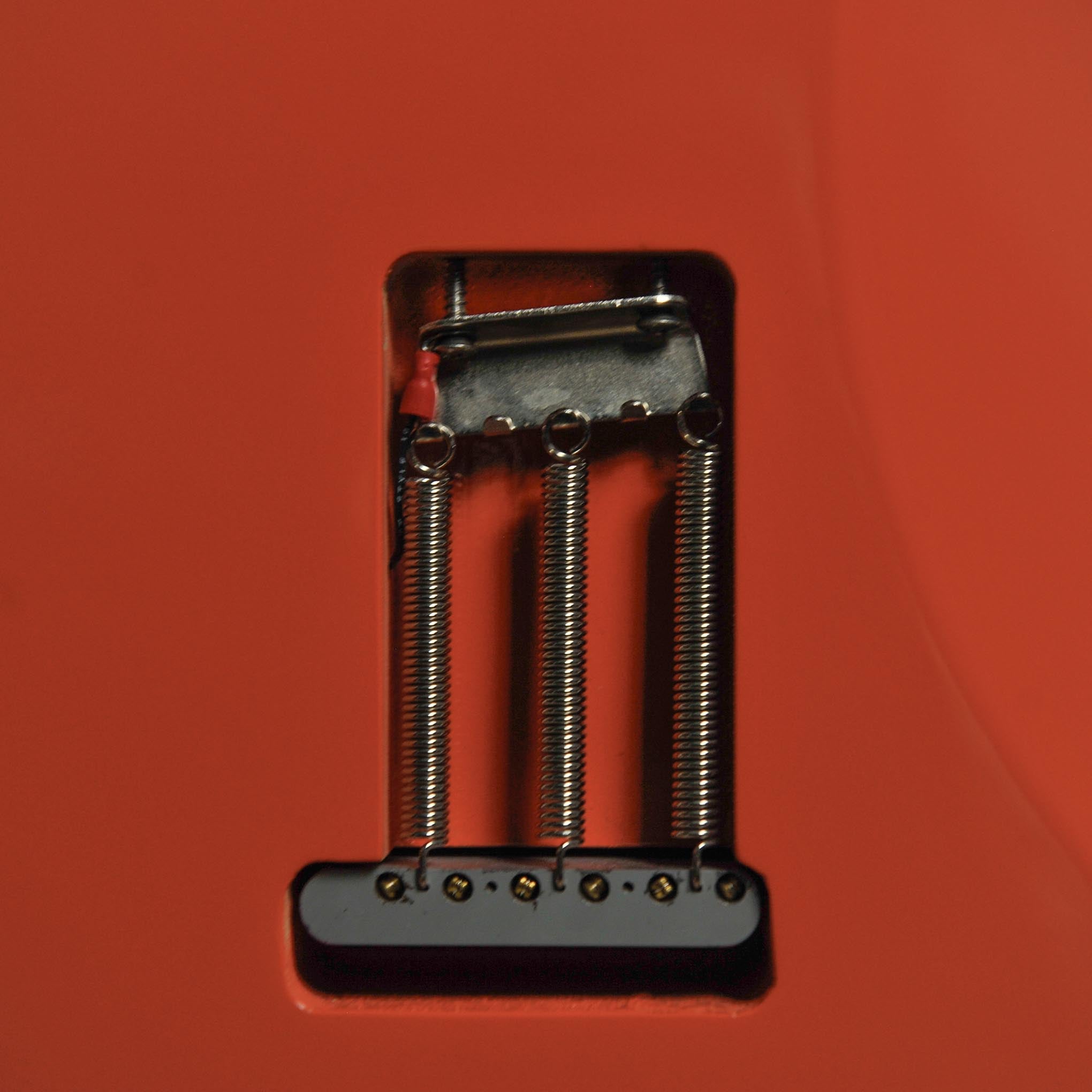 Charles Cilia Strat Style Electric Guitar Fiesta Red w/Case - Used