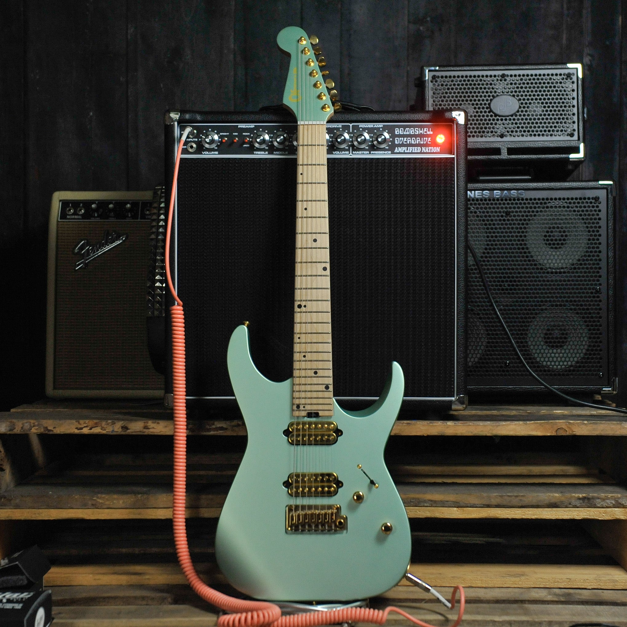 Charvel Angel Vivaldi Signature DK24-7 Satin Sage Green  - Used