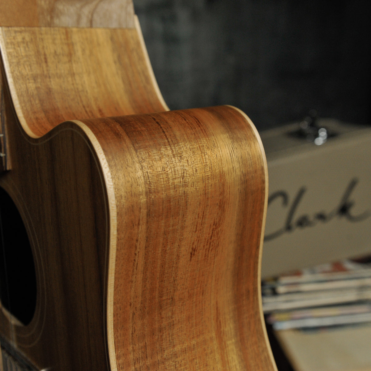 Cole Clark FL2EC-BLBL-HUM All Blackwood Acoustic w/Case - Used