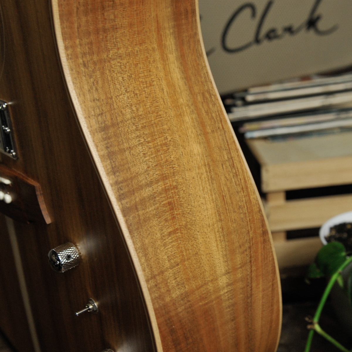 Cole Clark FL2EC-BLBL-HUM All Blackwood Acoustic w/Case - Used