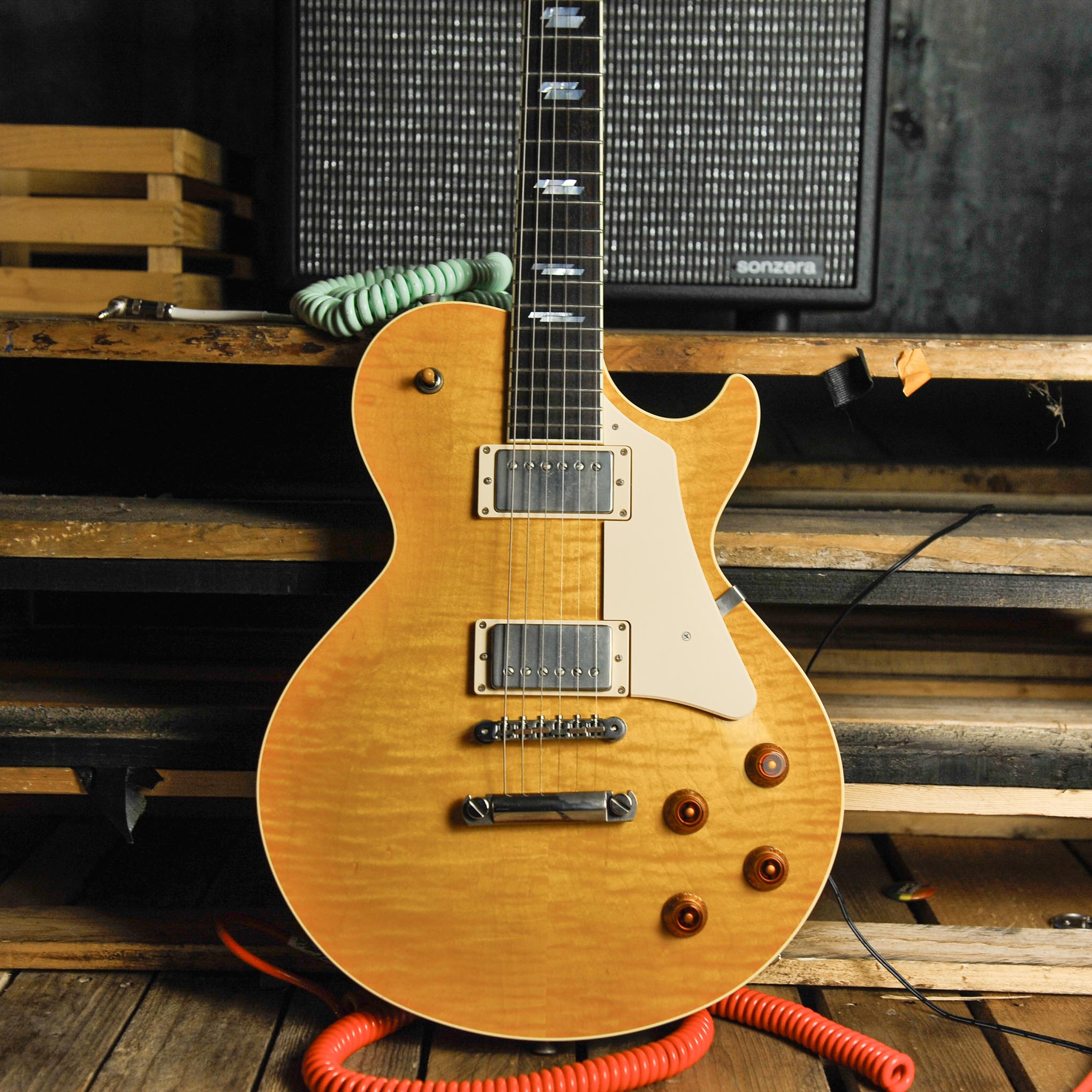 Collings City Limits Lemon Burst Aged Finish ThroBak pickups w/Case - Used