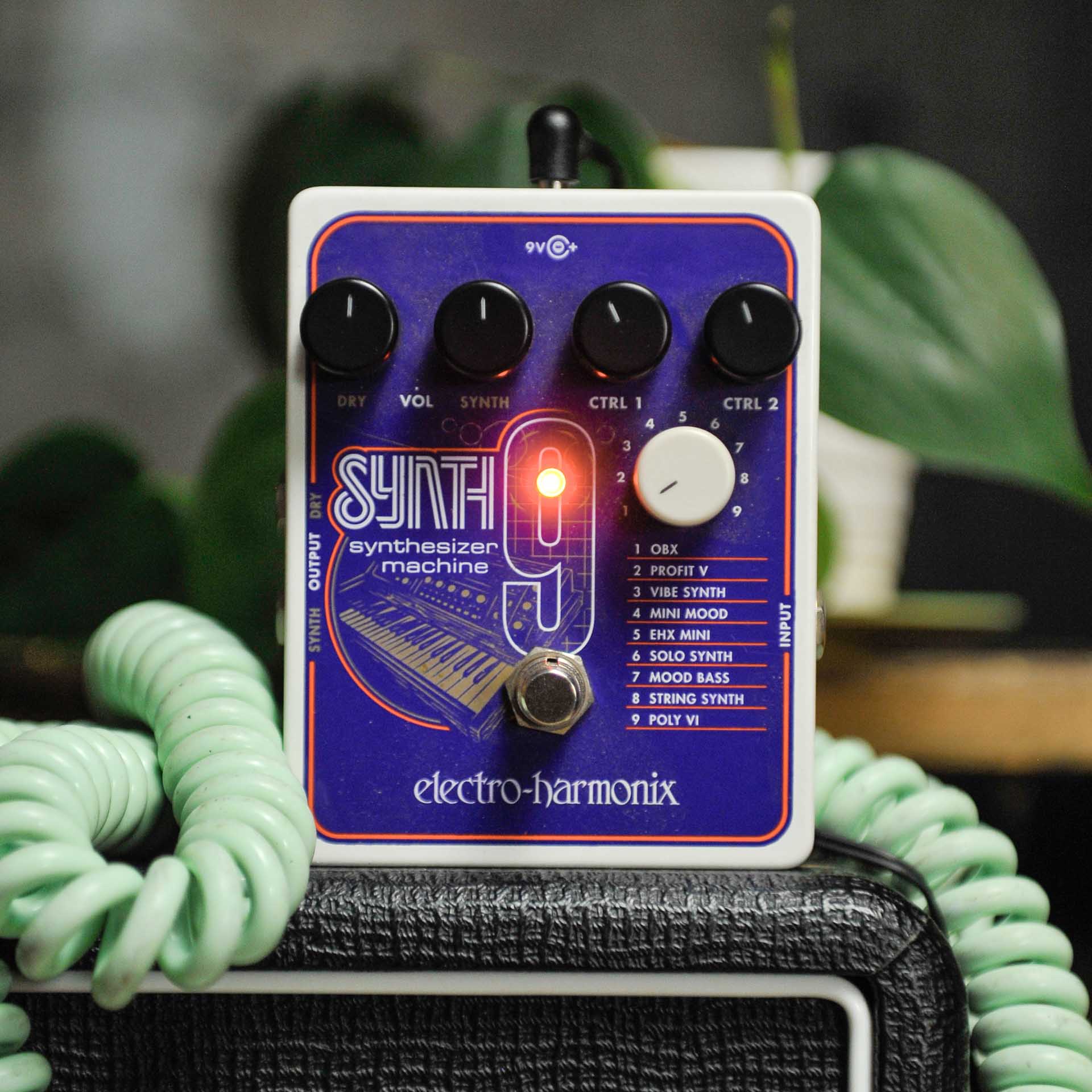 Electro Harmonix Synth 9 Synthesizer Machine Effect Pedal - Used