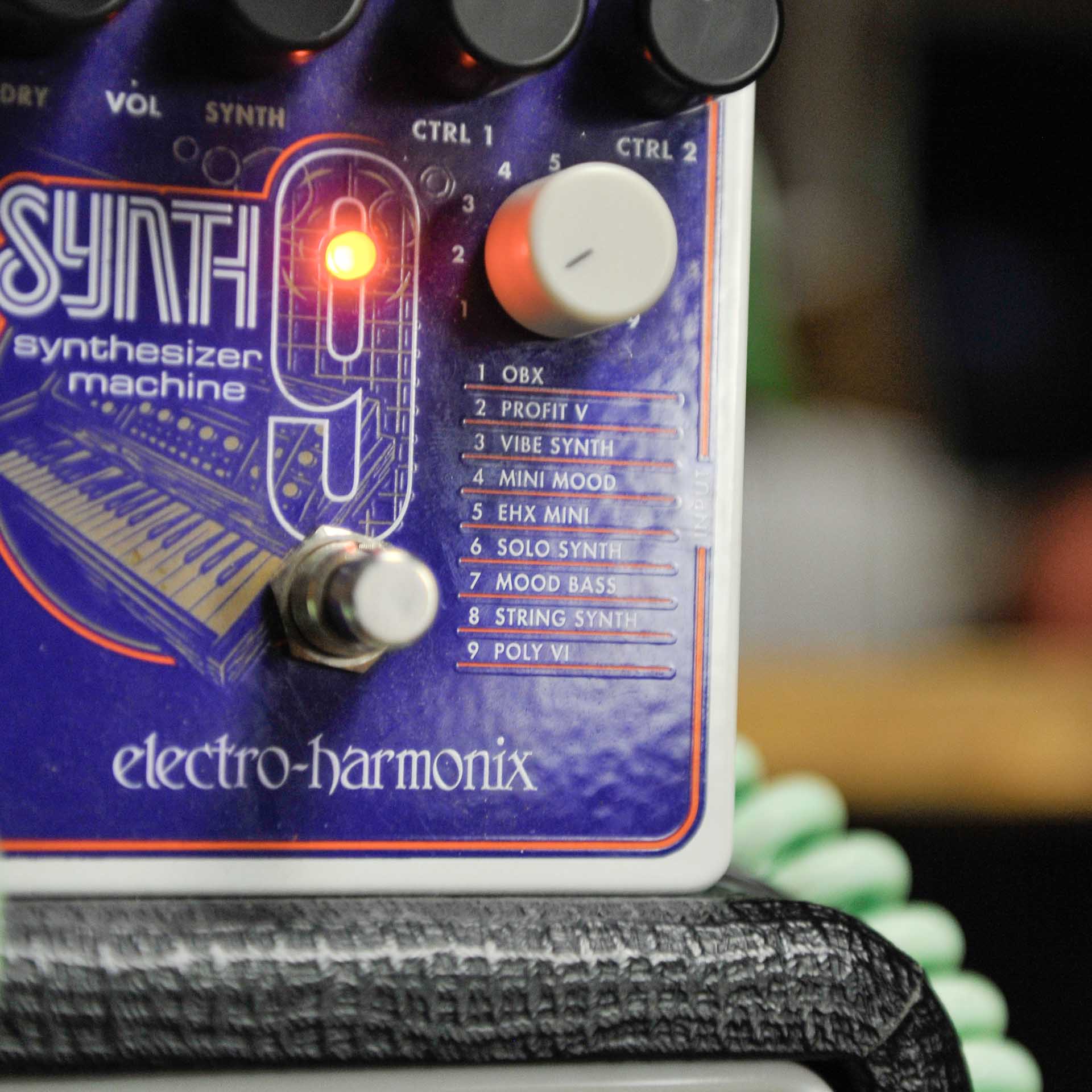 Electro Harmonix Synth 9 Synthesizer Machine Effect Pedal - Used