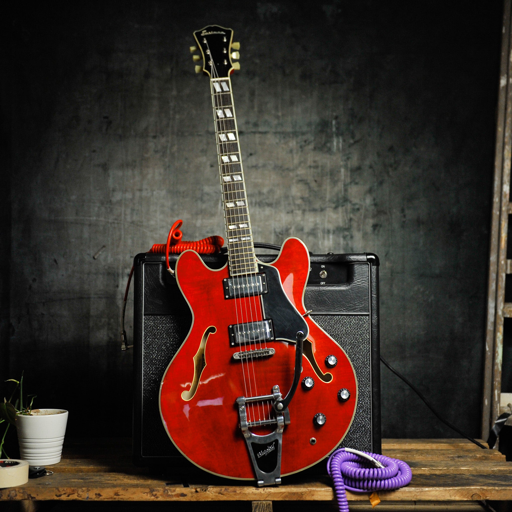 Eastman T486B-R Thinline Hollowbody Electric w/Bigsby - Used