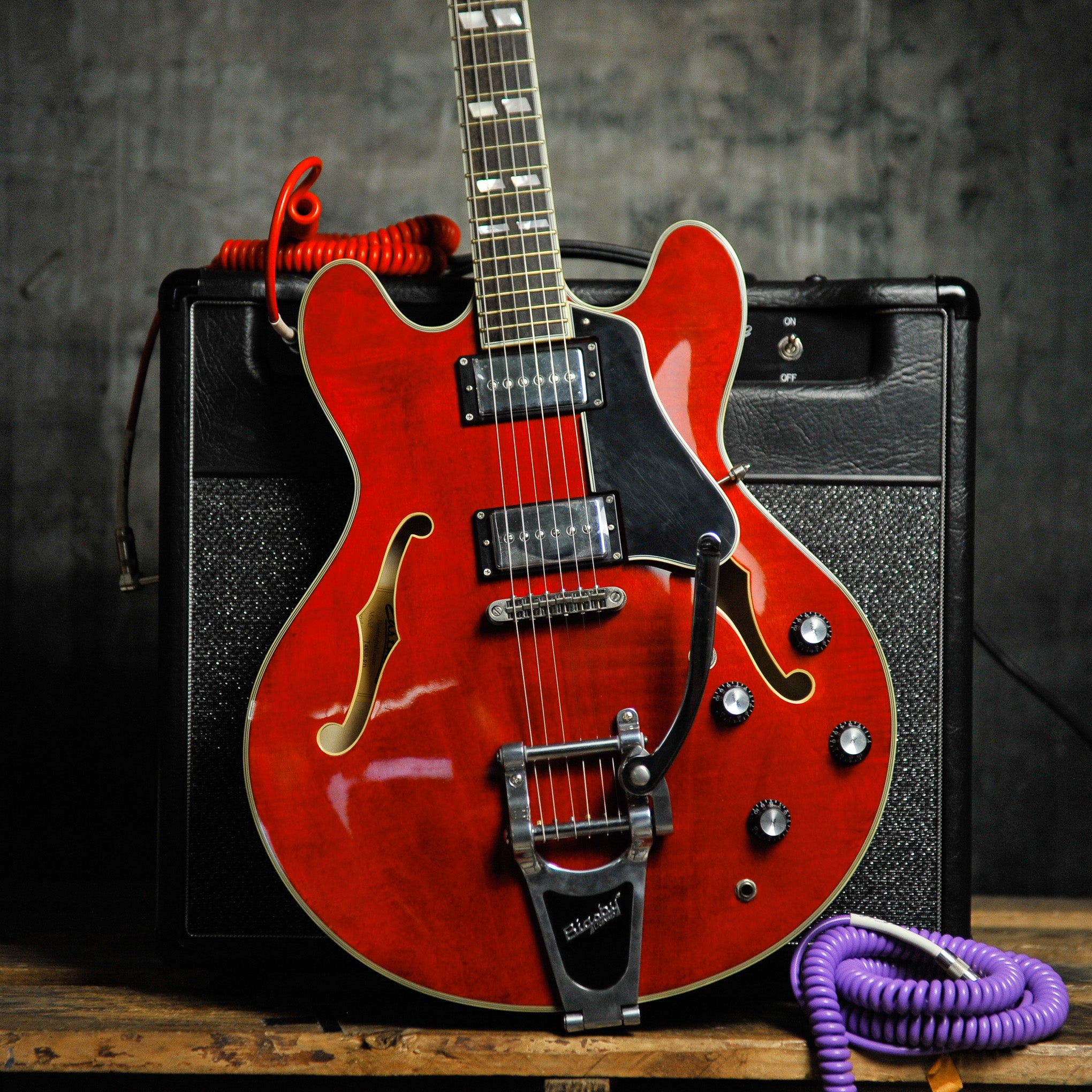 Eastman T486B-R Thinline Hollowbody Electric w/Bigsby - Used