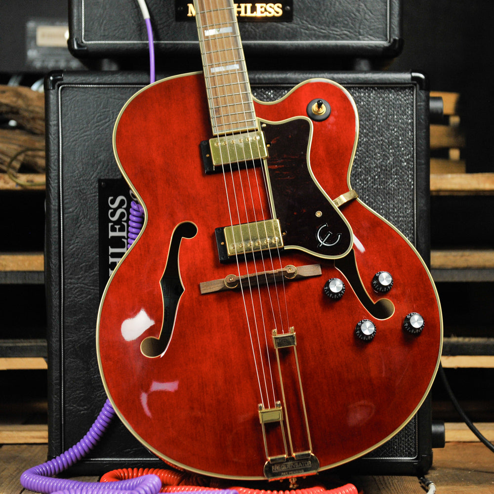 Epiphone Broadway Hollowbody Electric Wine Red w/Bag - Used