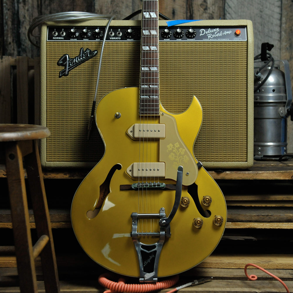 Epiphone ES-295 Metallic Gold w/Case - Used