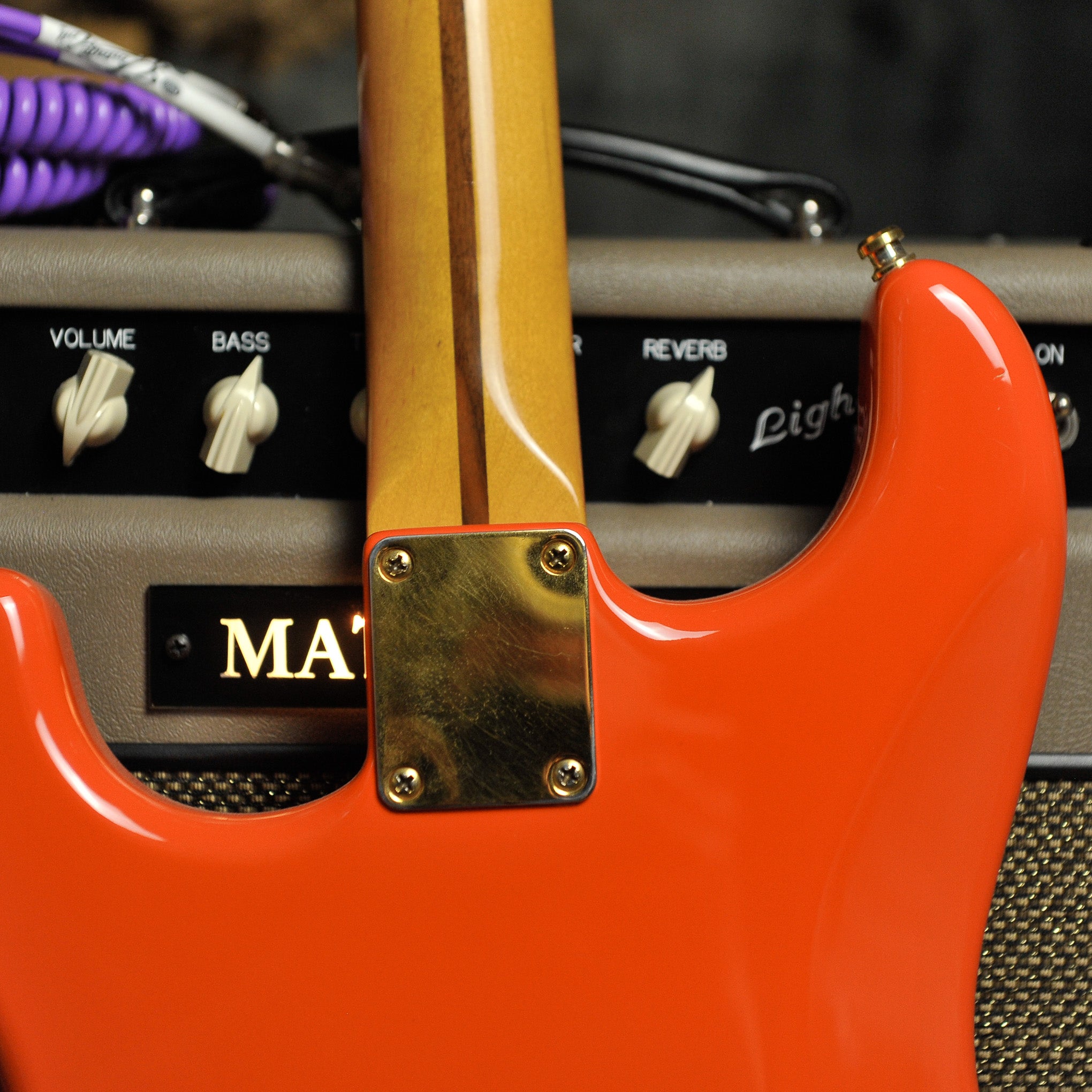 Fender 50s Stratocaster Fiesta Red 2008 w/Tweed Case Shadows Autographs - Used