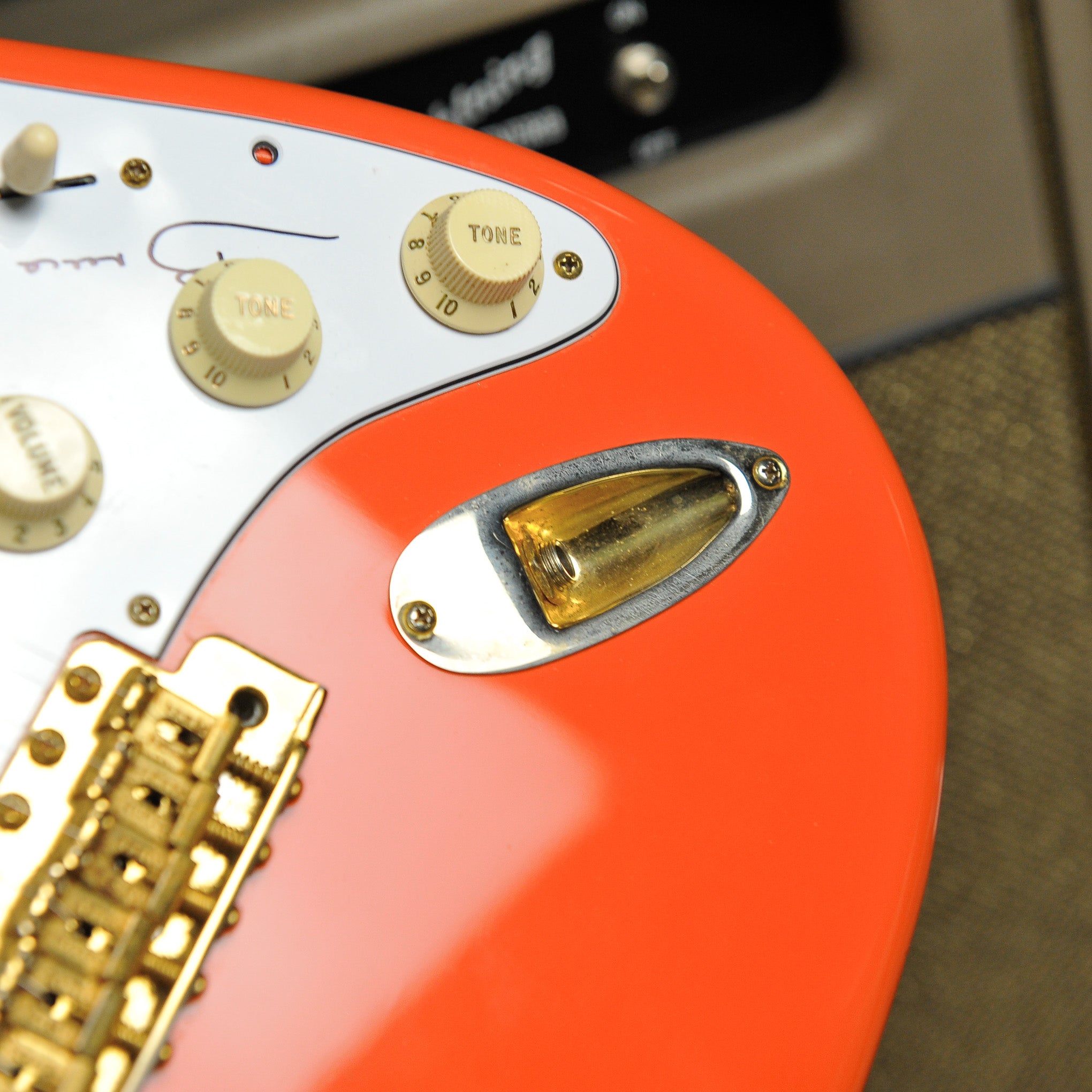 Fender 50s Stratocaster Fiesta Red 2008 w/Tweed Case Shadows Autographs - Used