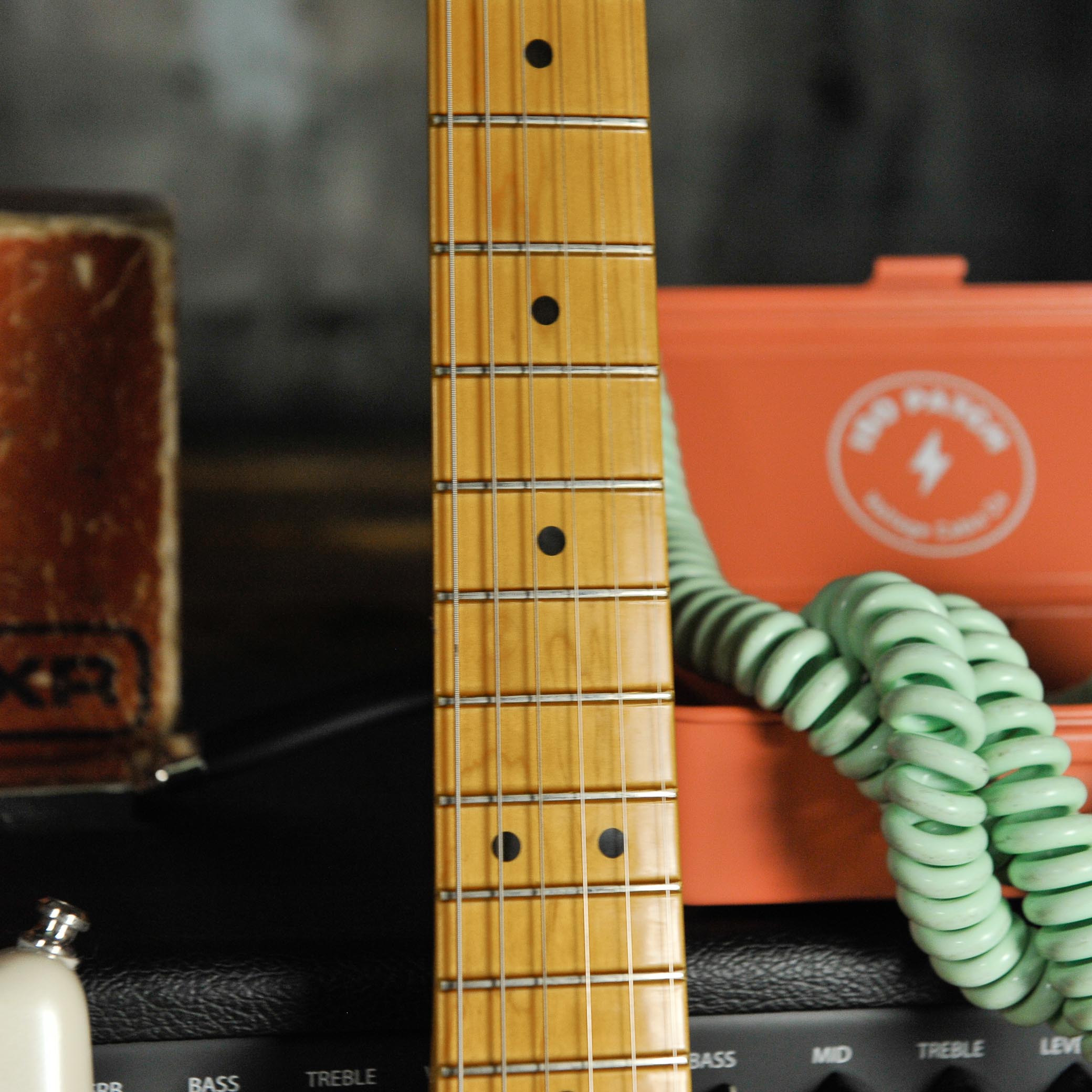 Fender Lincoln Brewster Stratocaster Olympic Pearl w/Case - Used