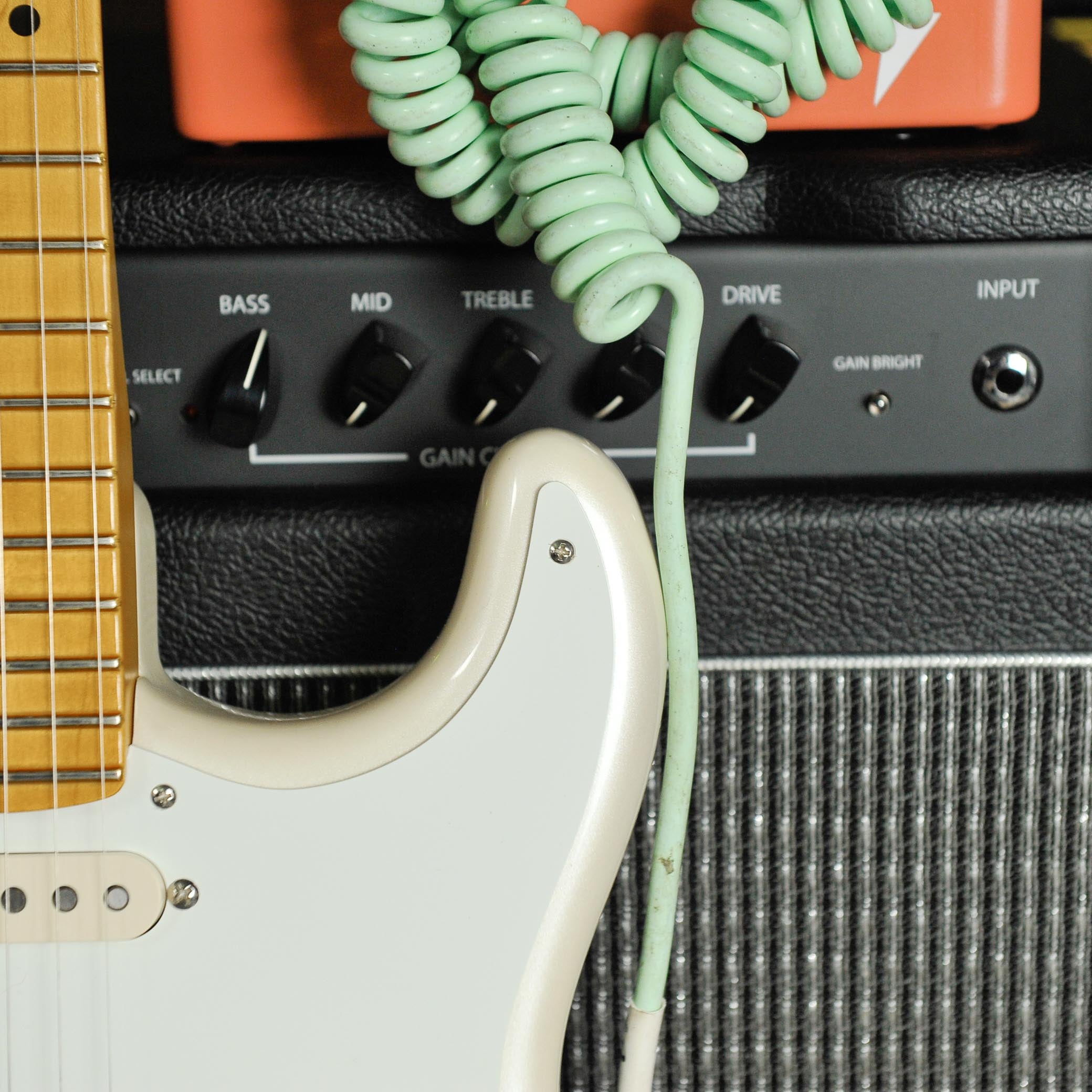 Fender Lincoln Brewster Stratocaster Olympic Pearl w/Case - Used