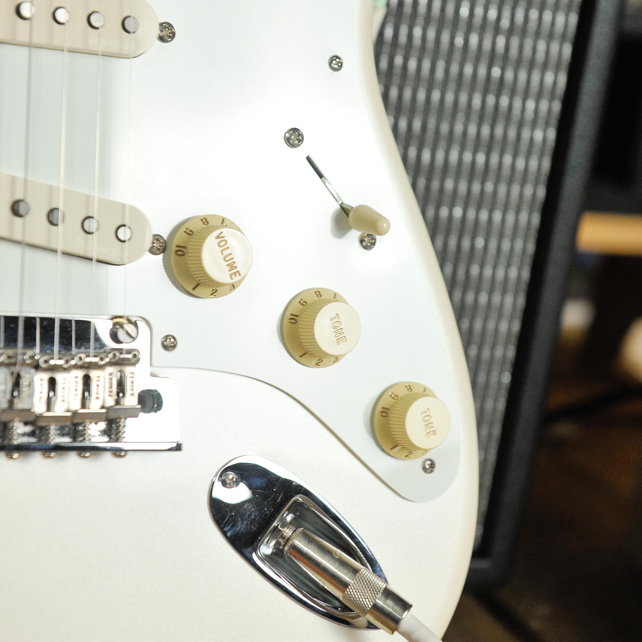 Fender Lincoln Brewster Stratocaster Olympic Pearl w/Case - Used