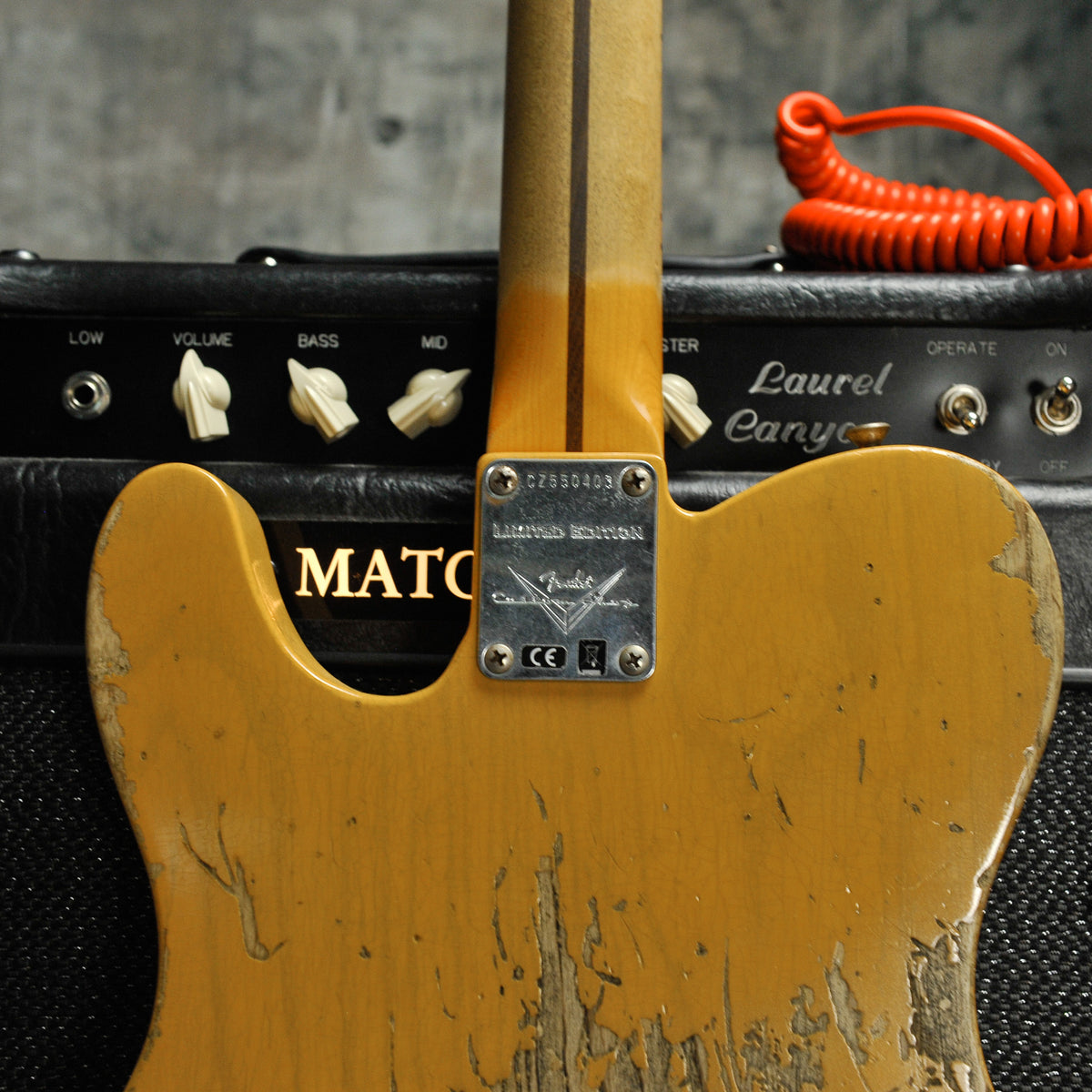 Fender Custom Shop LTD Blackguard Cunife Tele Heavy Relic Aged Butterscotch Blonde w/Case - Used