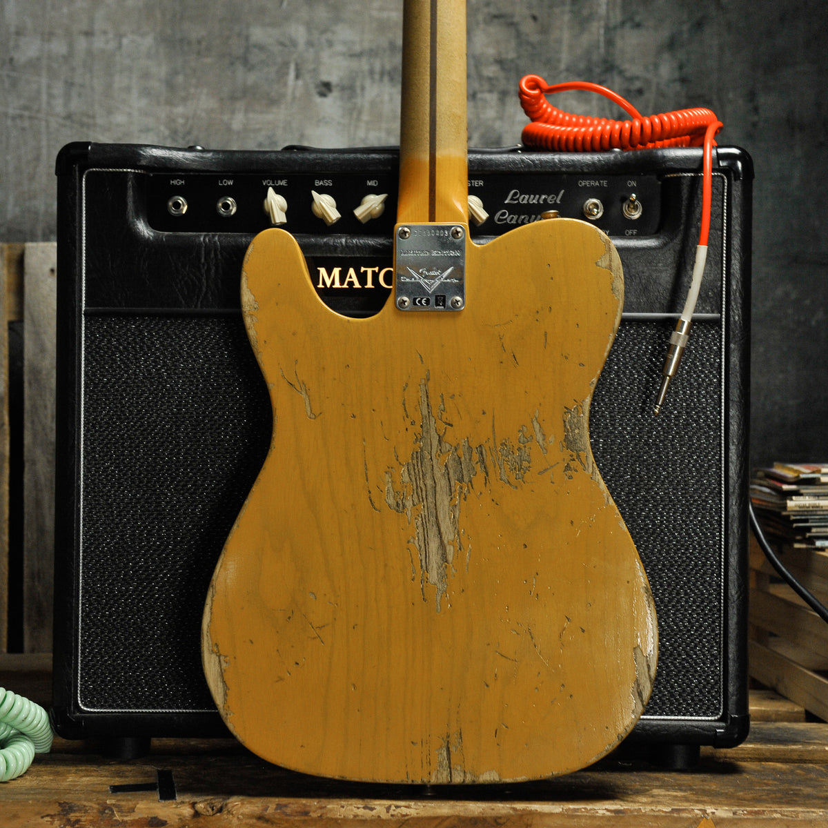 Fender Custom Shop LTD Blackguard Cunife Tele Heavy Relic Aged Butterscotch Blonde w/Case - Used