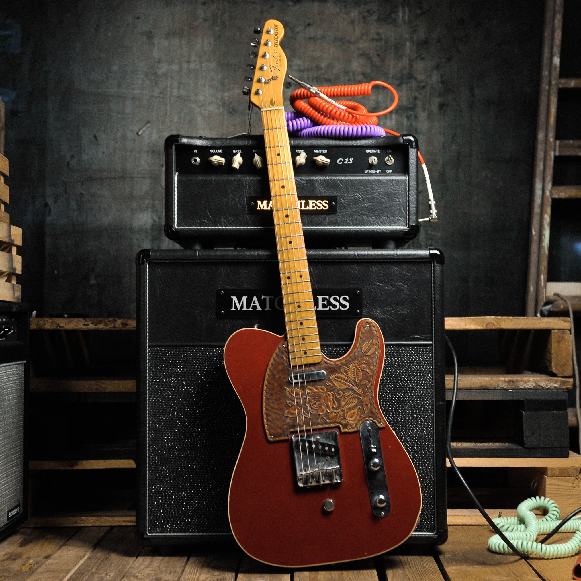 Fender 1978 Telecaster Custom, Modded  B-Bend Wine Red - Used