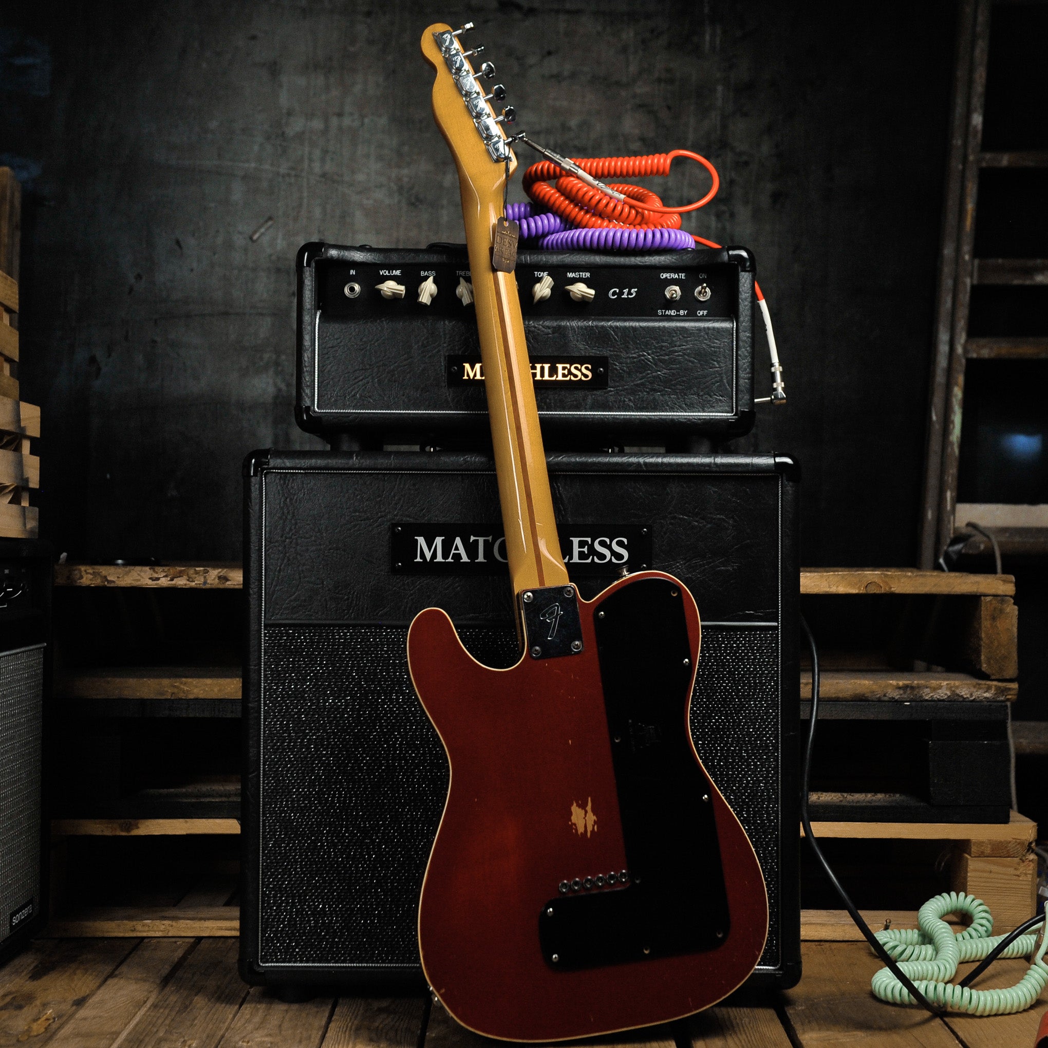 Fender 1978 Telecaster Custom, Modded  B-Bend Wine Red - Used