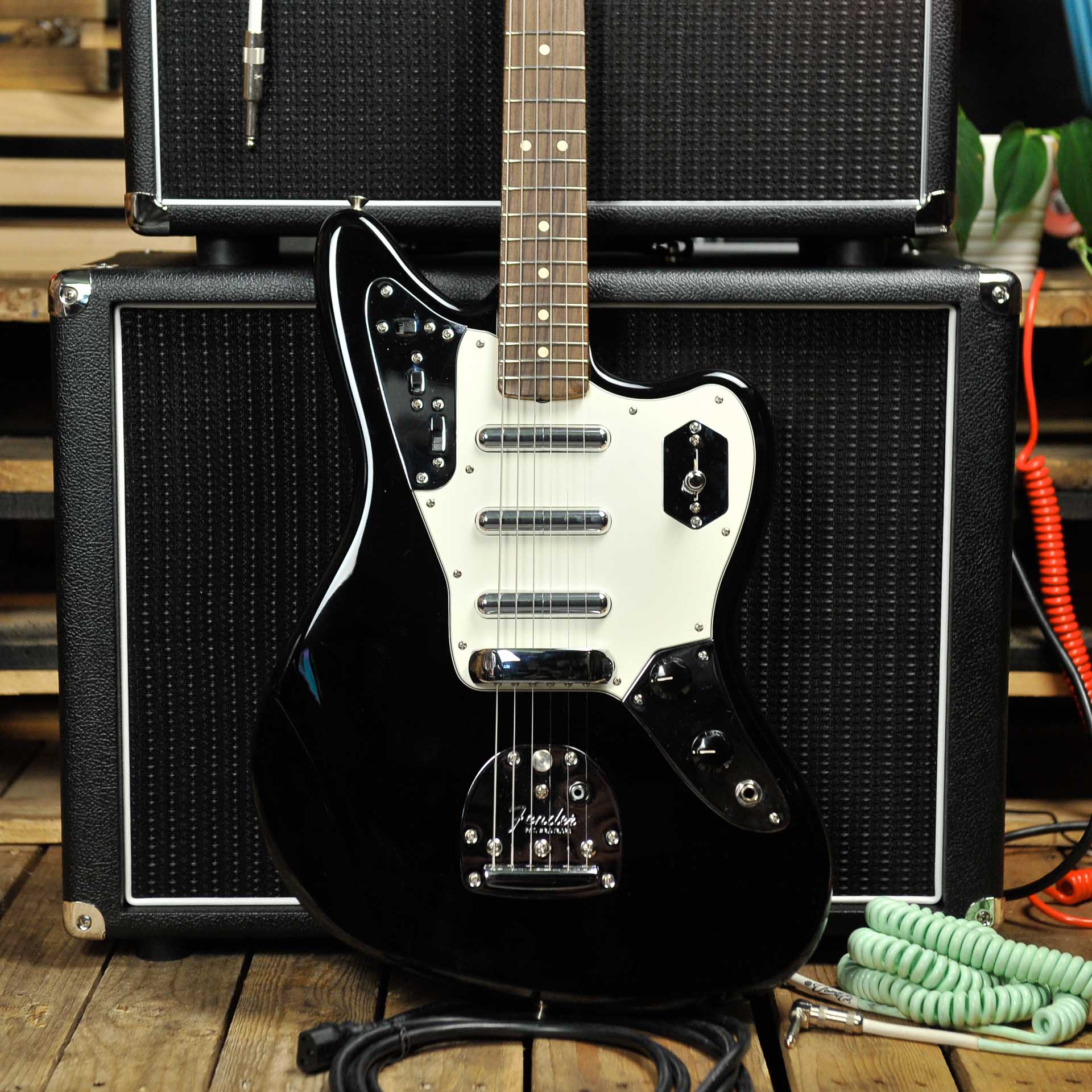 Fender Limited Edition Johnny Marr Signature Special Jaguar Black w/Case - Used