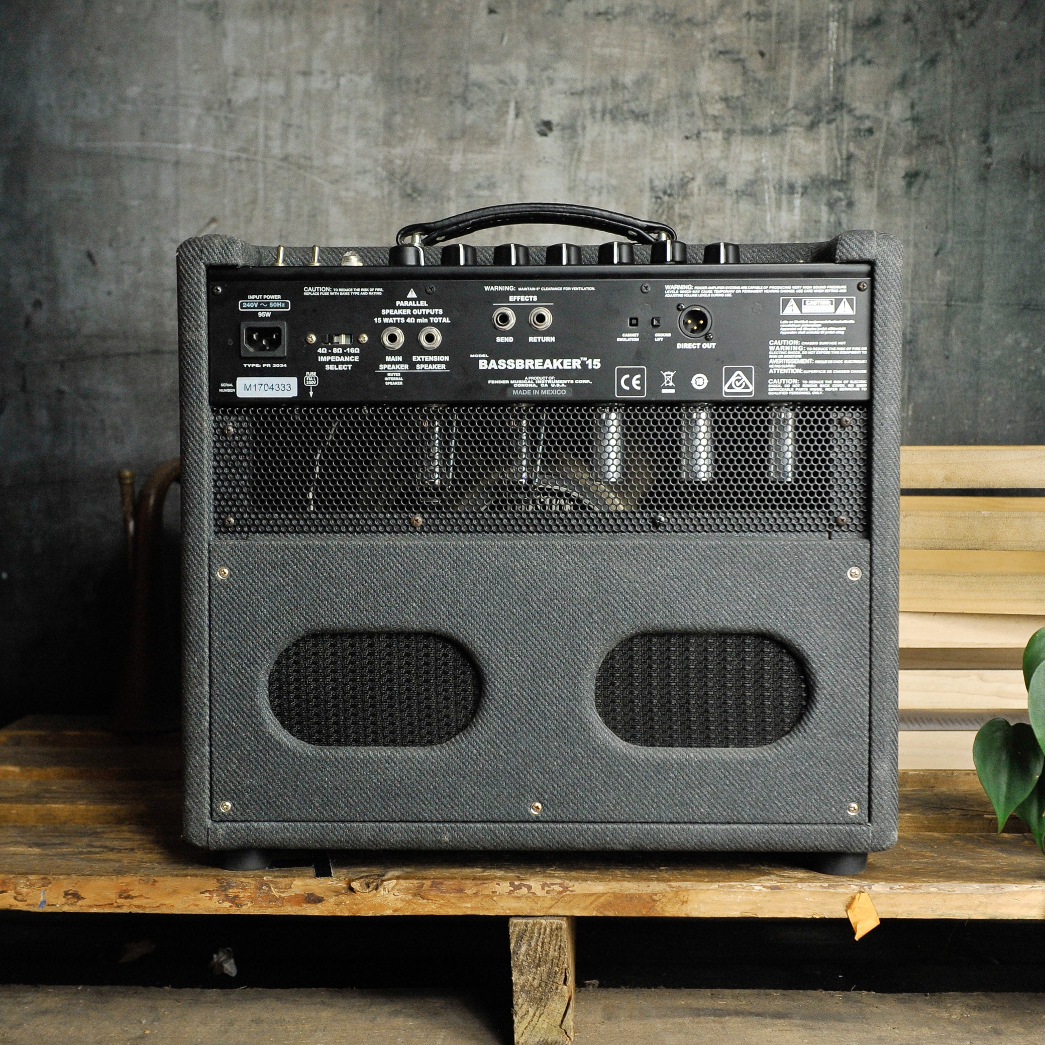 Fender Bassbreaker 15 1x12 Electric Guitar Combo - Used