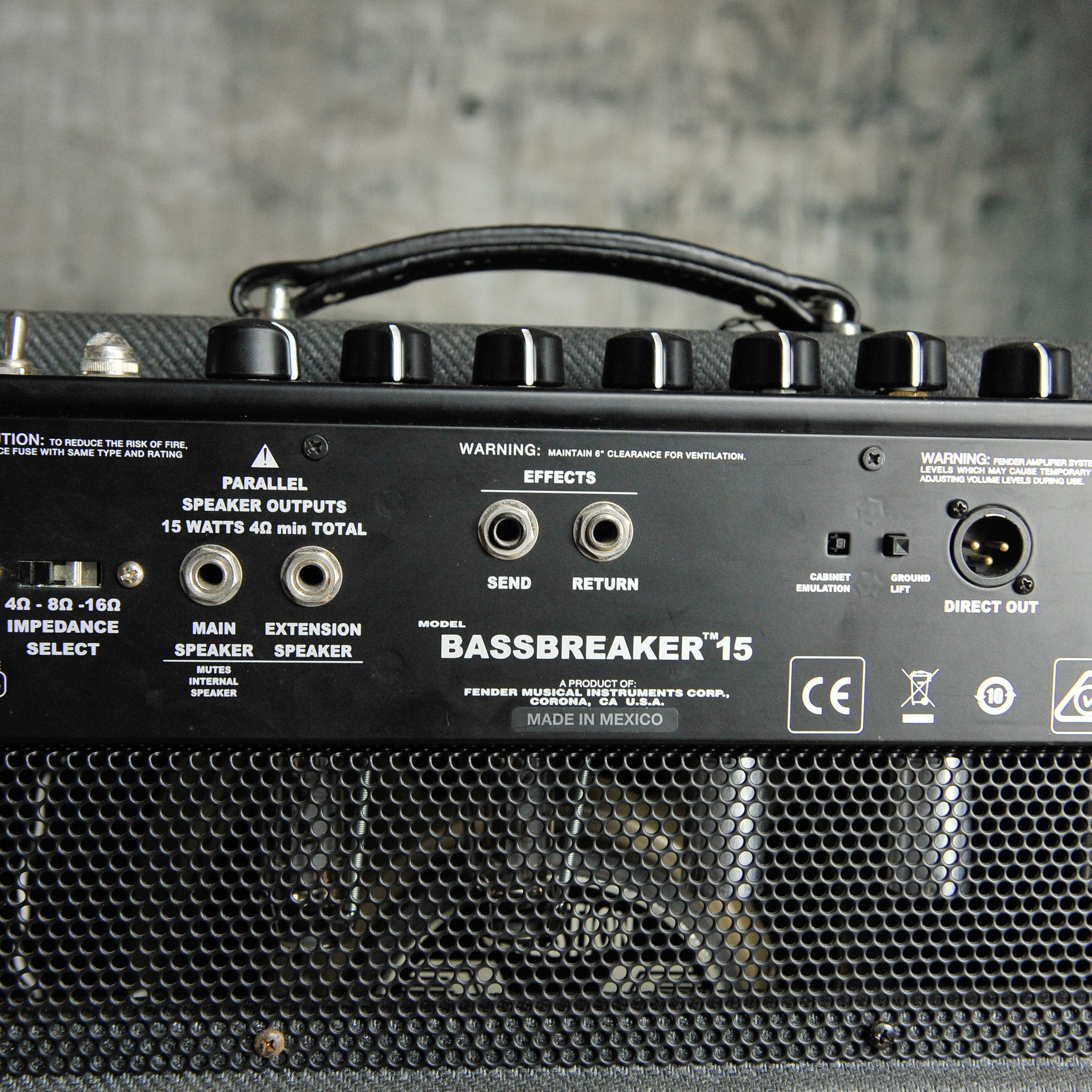 Fender Bassbreaker 15 1x12 Electric Guitar Combo - Used