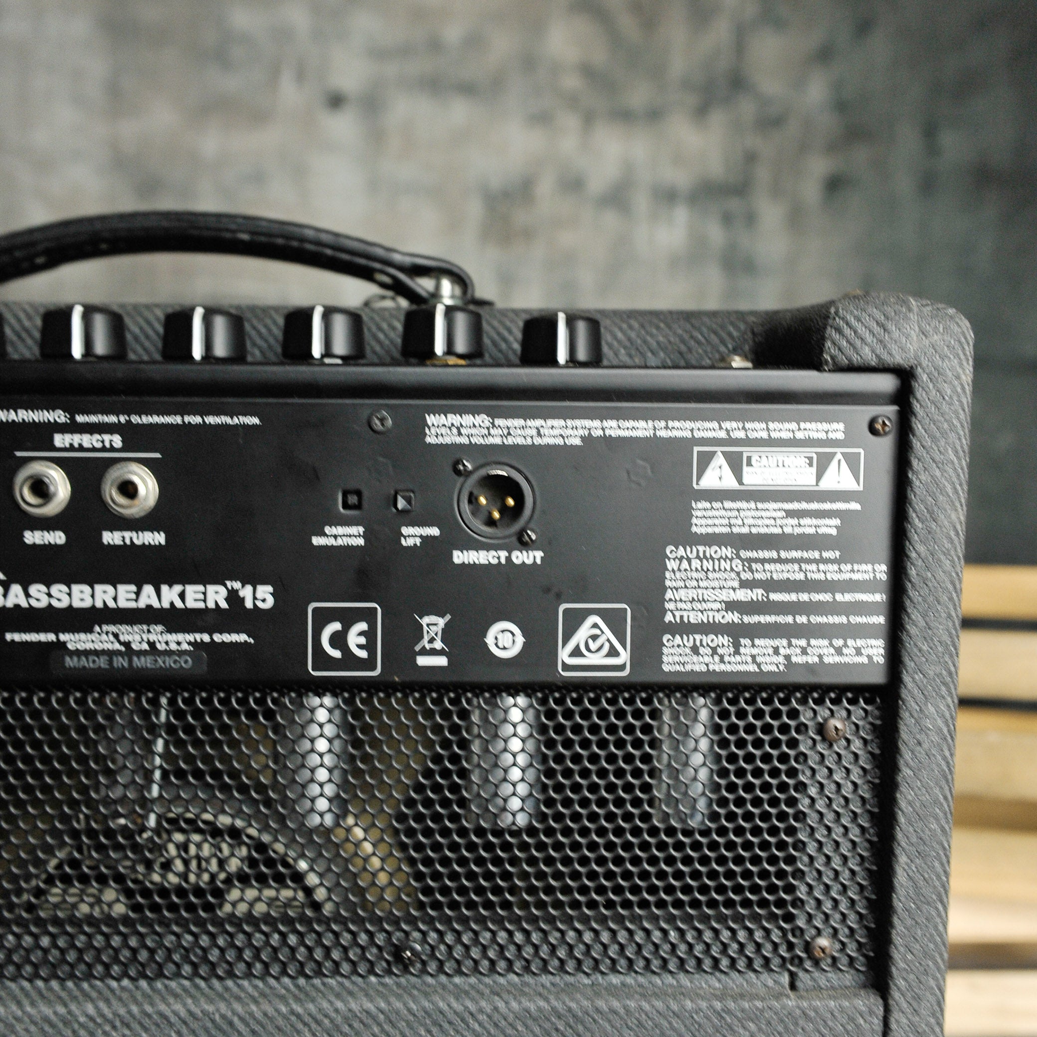 Fender Bassbreaker 15 1x12 Electric Guitar Combo - Used