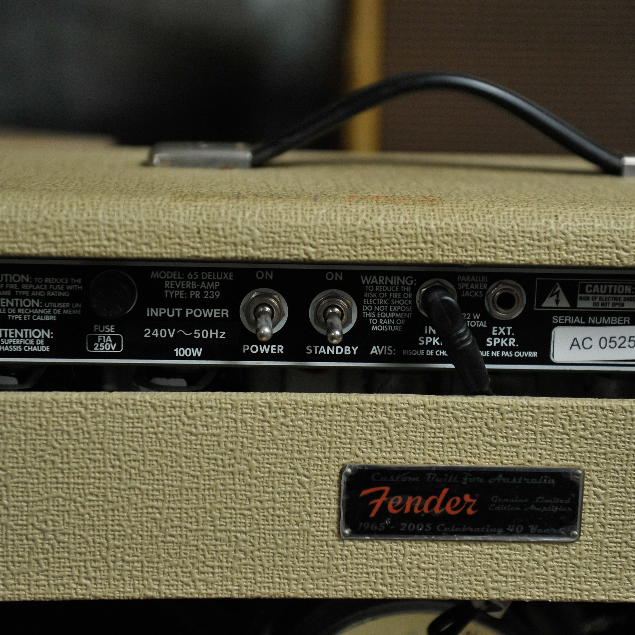 Fender Deluxe Reverb Amp Blonde Limited Edition 2005 - Used