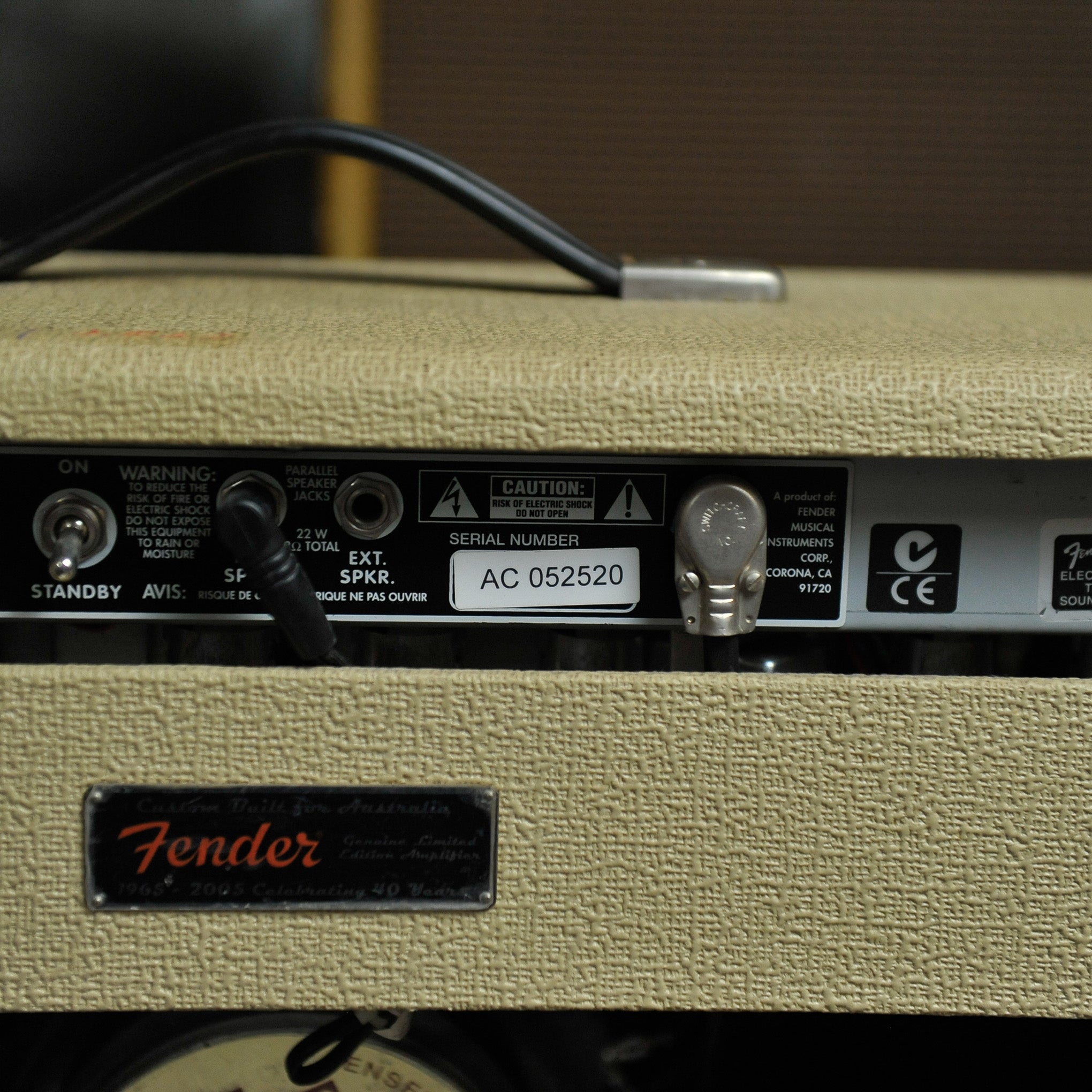 Fender Deluxe Reverb Amp Blonde Limited Edition 2005 - Used