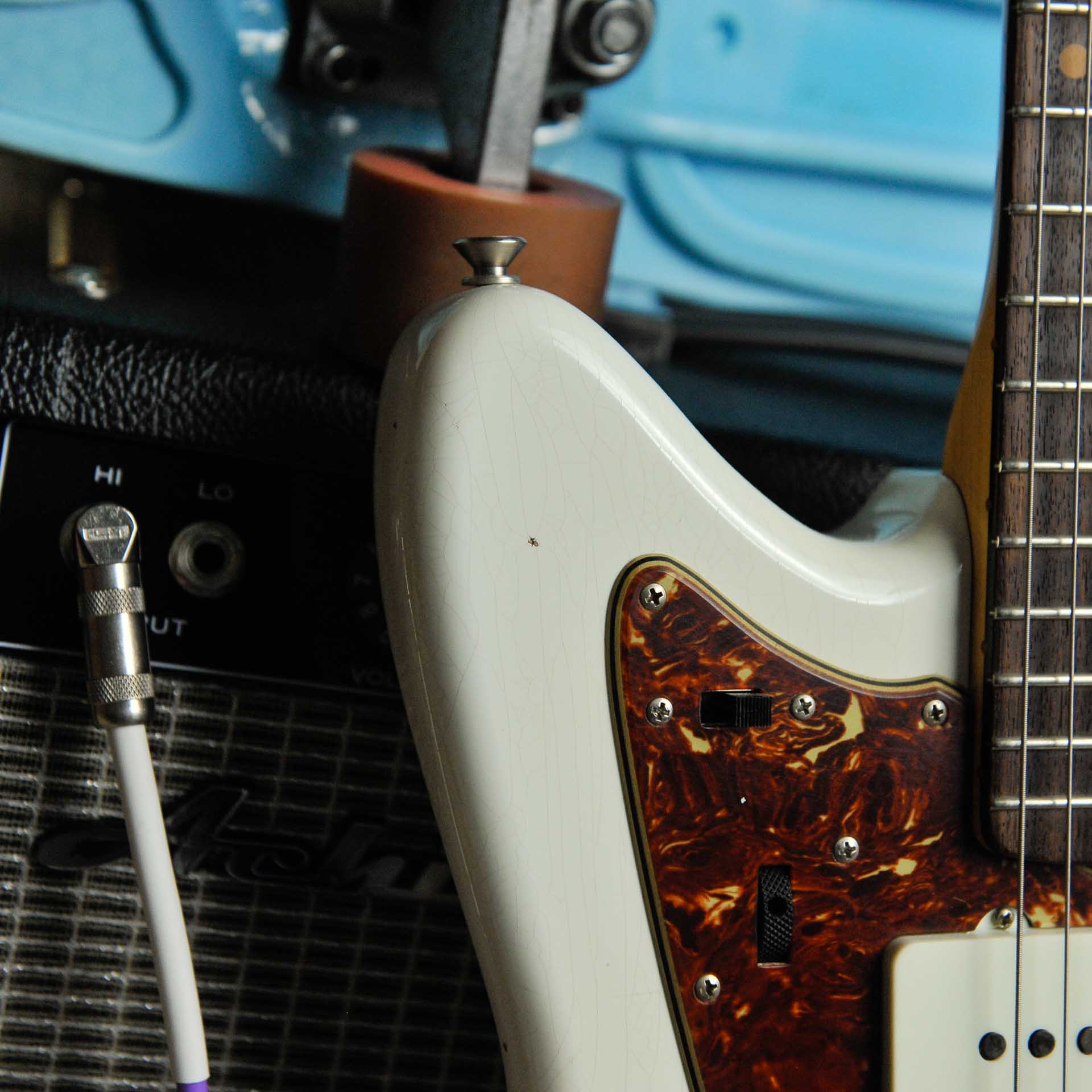 Fender 2023 Custom Shop ’62 Jazzmaster® Journeyman Relic®, Aged Olympic White w/Case - Used