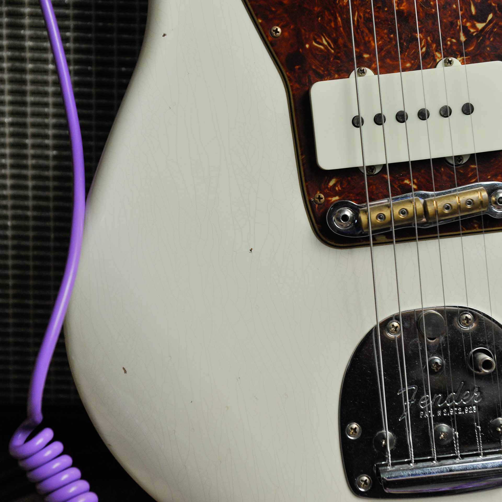 Fender 2023 Custom Shop ’62 Jazzmaster® Journeyman Relic®, Aged Olympic White w/Case - Used