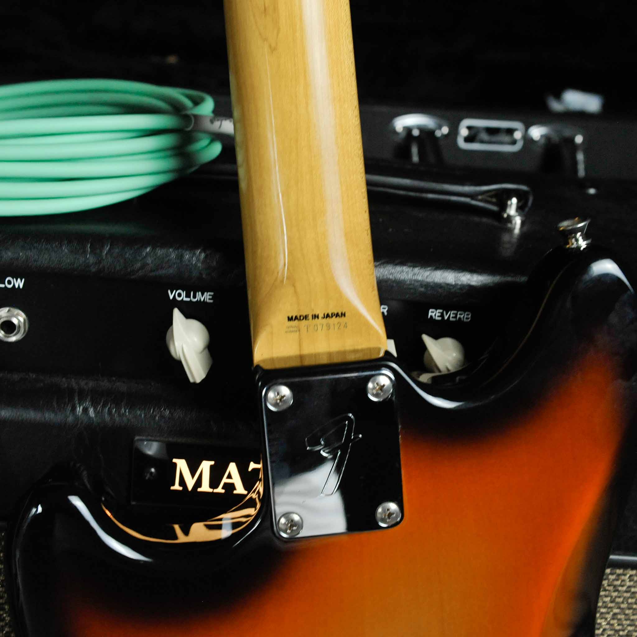 Fender Mustang MIJ Fujigen Factory 1994-1995 Sunburst w/Case