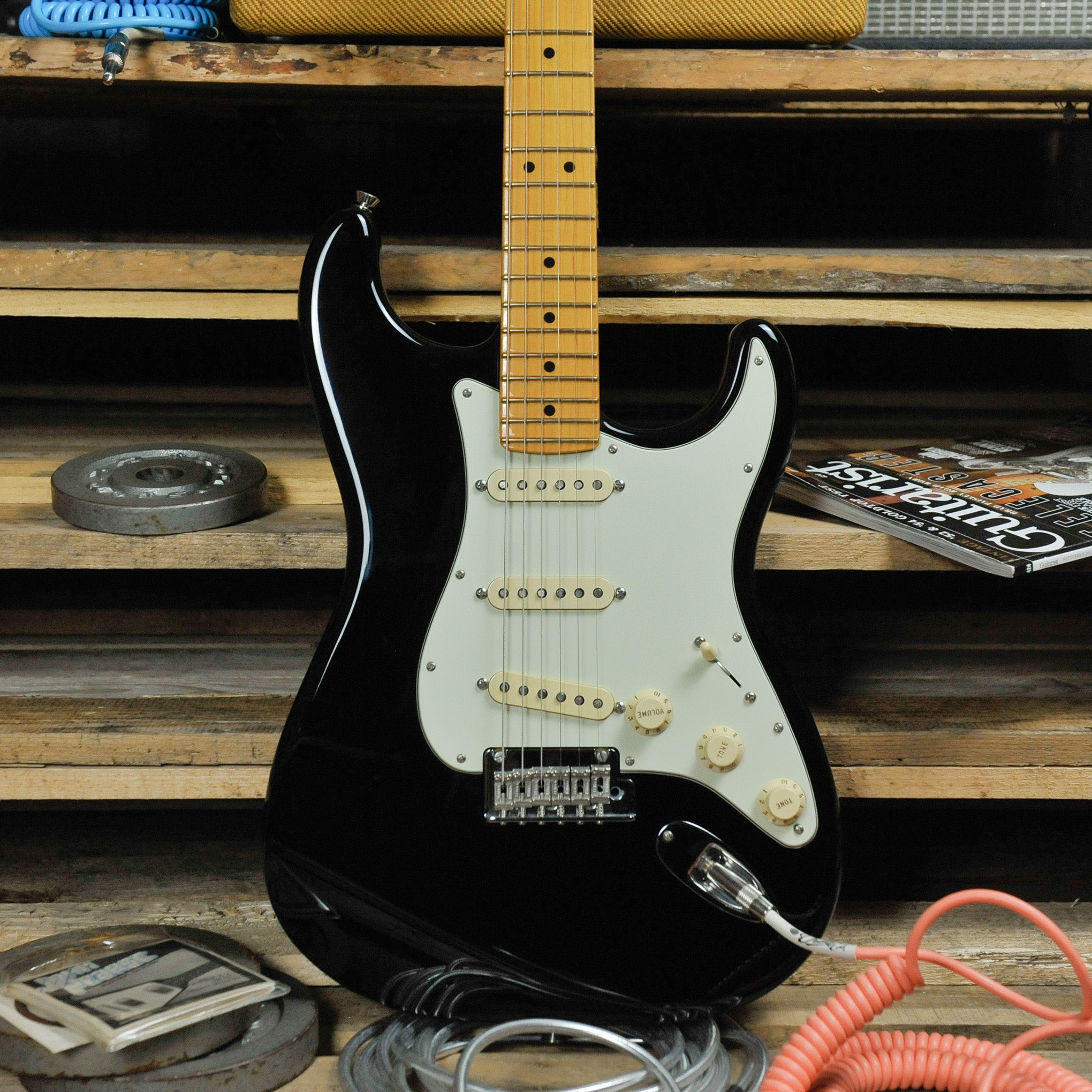 Fender American Professional II Stratocaster, Maple Fingerboard, Black - Used