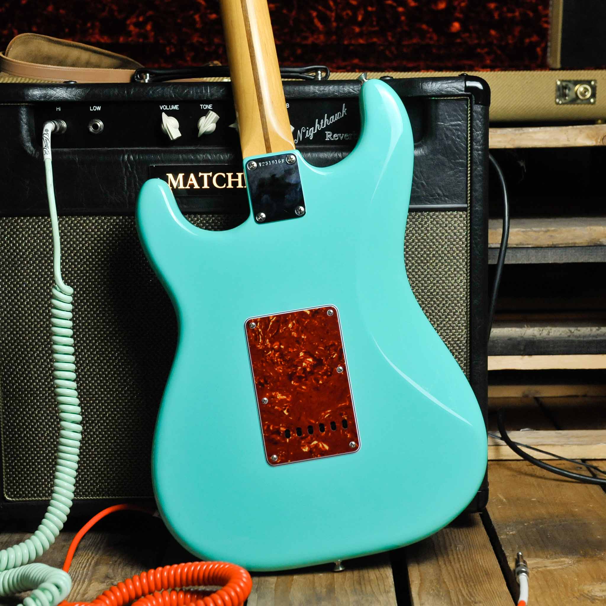Fender American Vintage II Stratocaster Maple Neck Seafoam Green w/Case  - Used