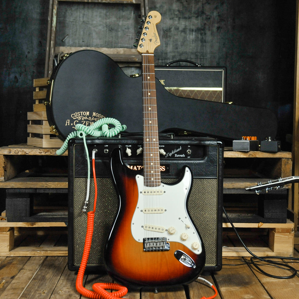 Fender American Standard Strat 3 Tone Sunburst 2013' w/Case - Used