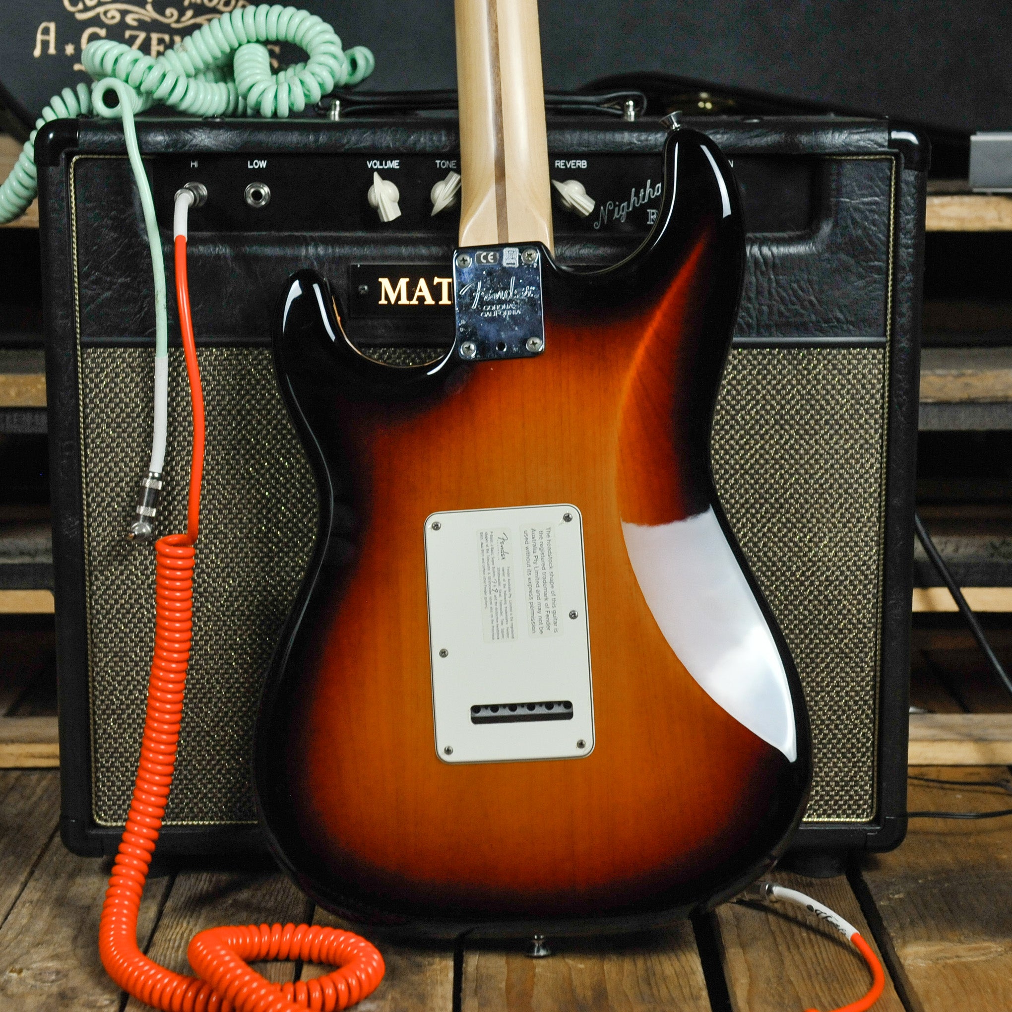 Fender American Standard Strat 3 Tone Sunburst 2013' w/Case - Used
