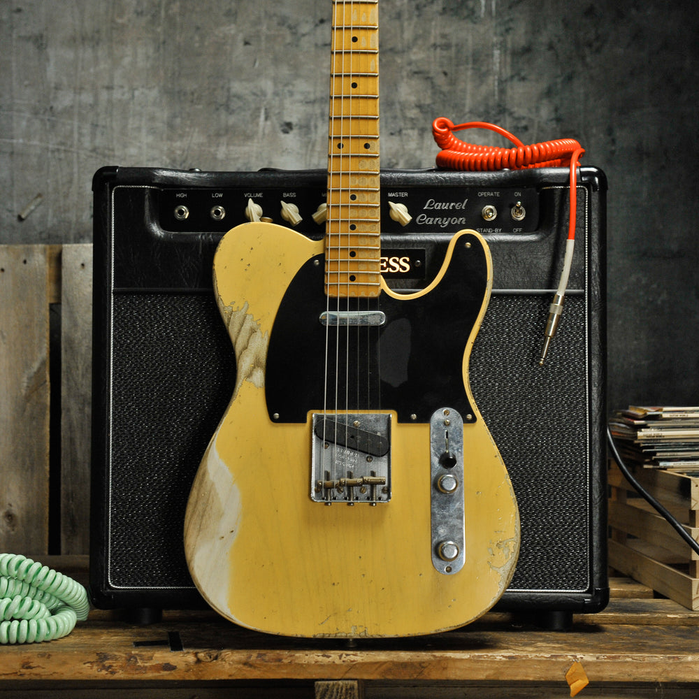 Fender Custom Shop 1952 Heavy Relic Telecaster Nocaster Blonde w/Case - Used