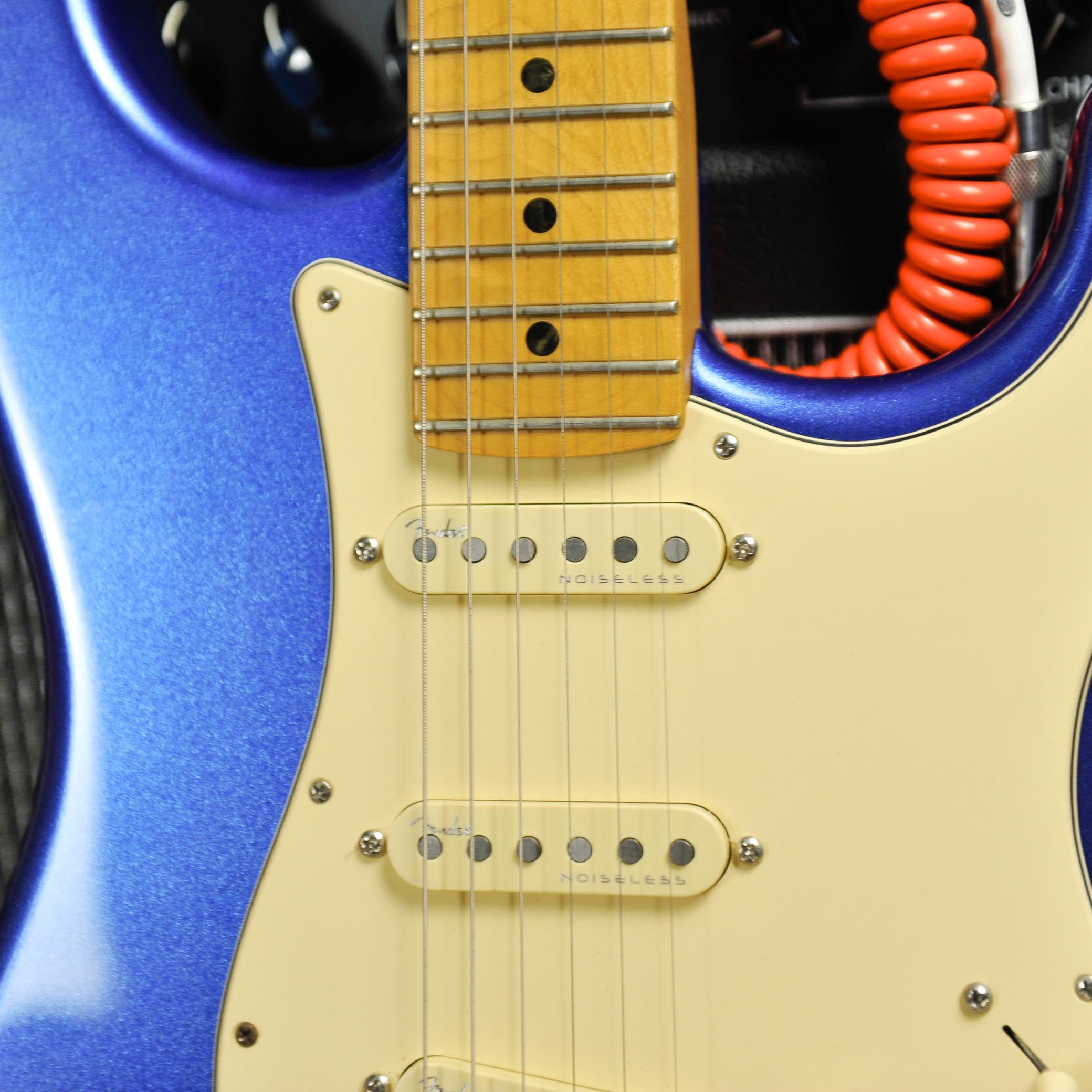 Fender AM Stratocaster Ultra MN Cobalt Blue W/Case - Used