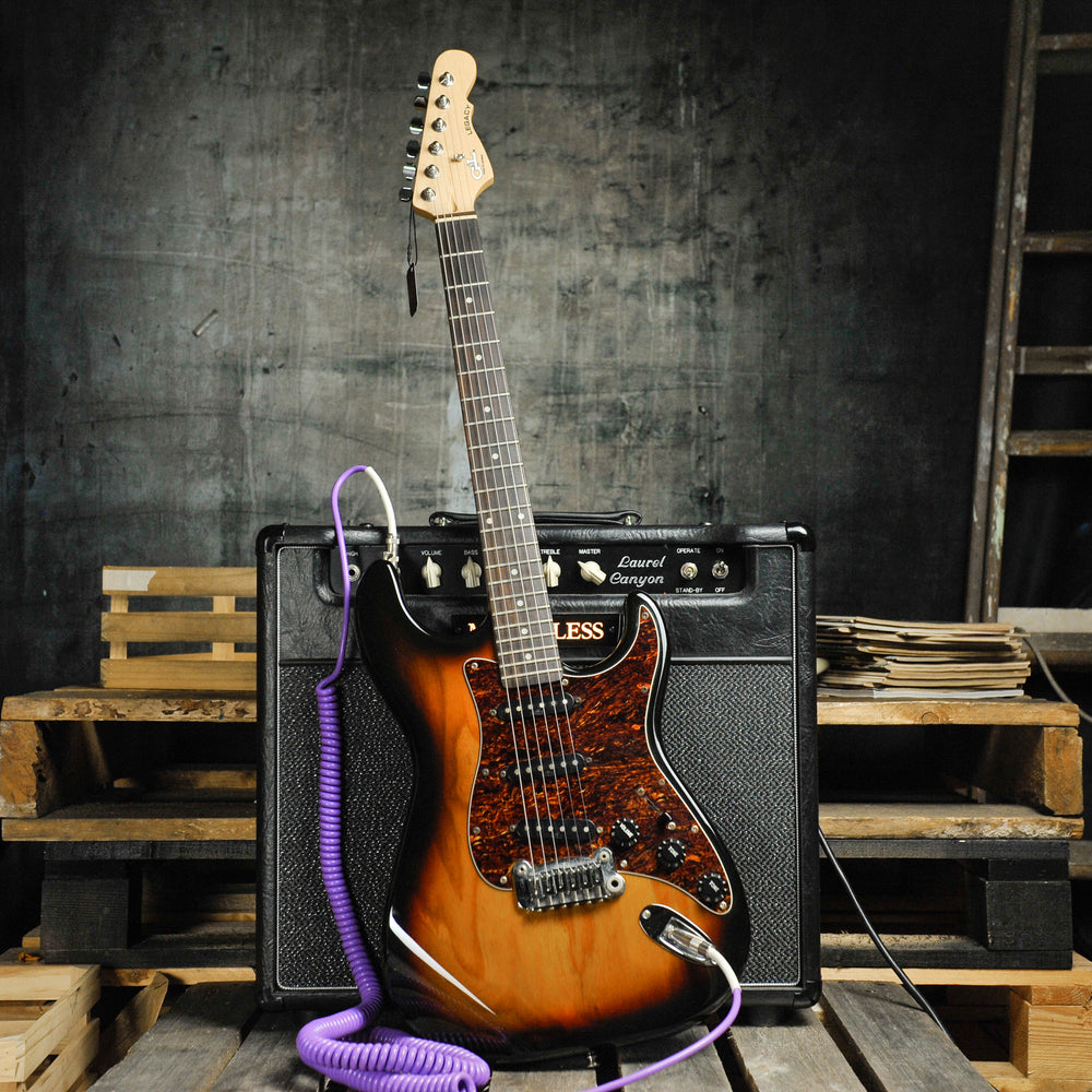 G&L Legacy Tribute 3 Tone Sunburst Electric Guitar w/Case - Used