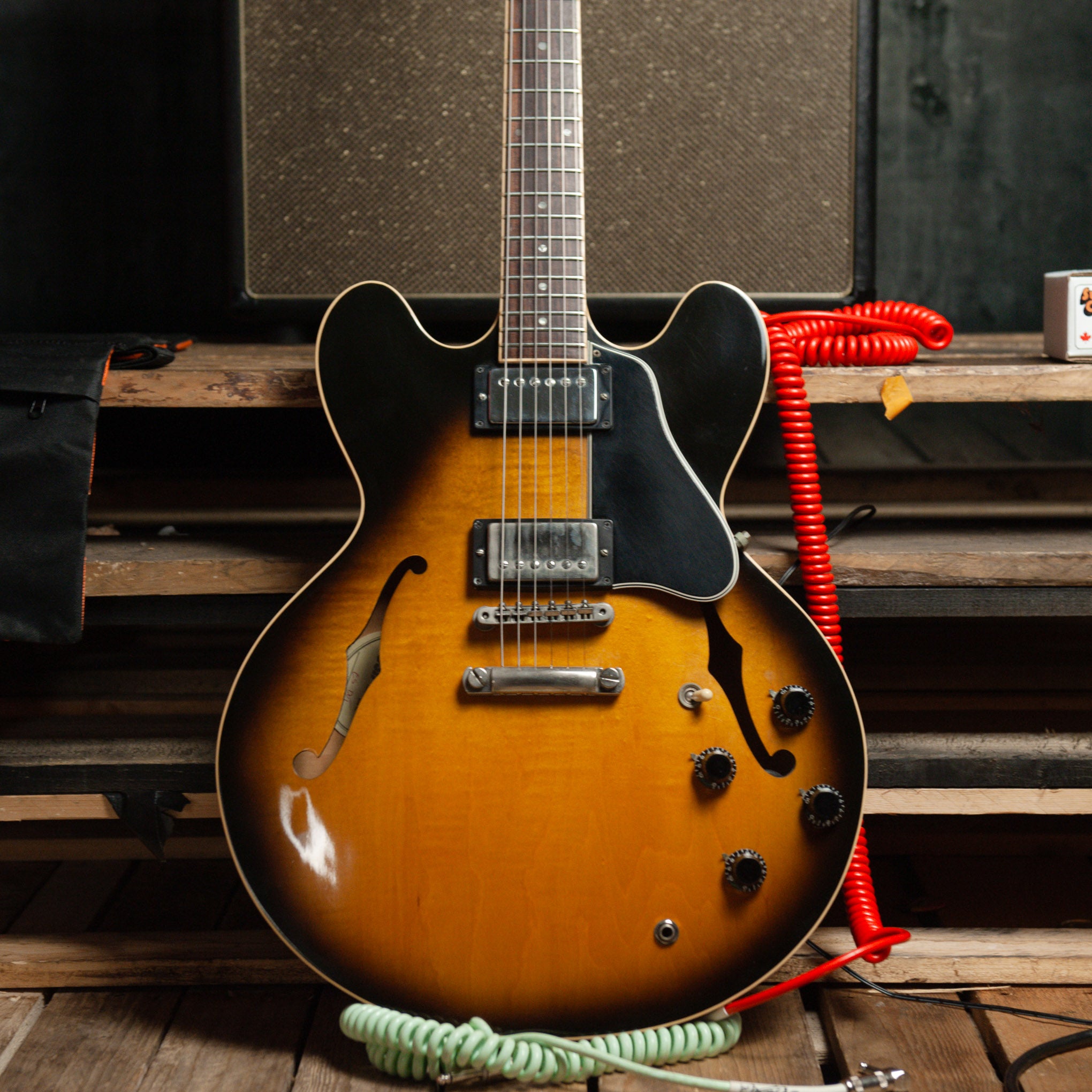 Gibson ES-Dot Vintage Sunburst 1992 W/case - Used