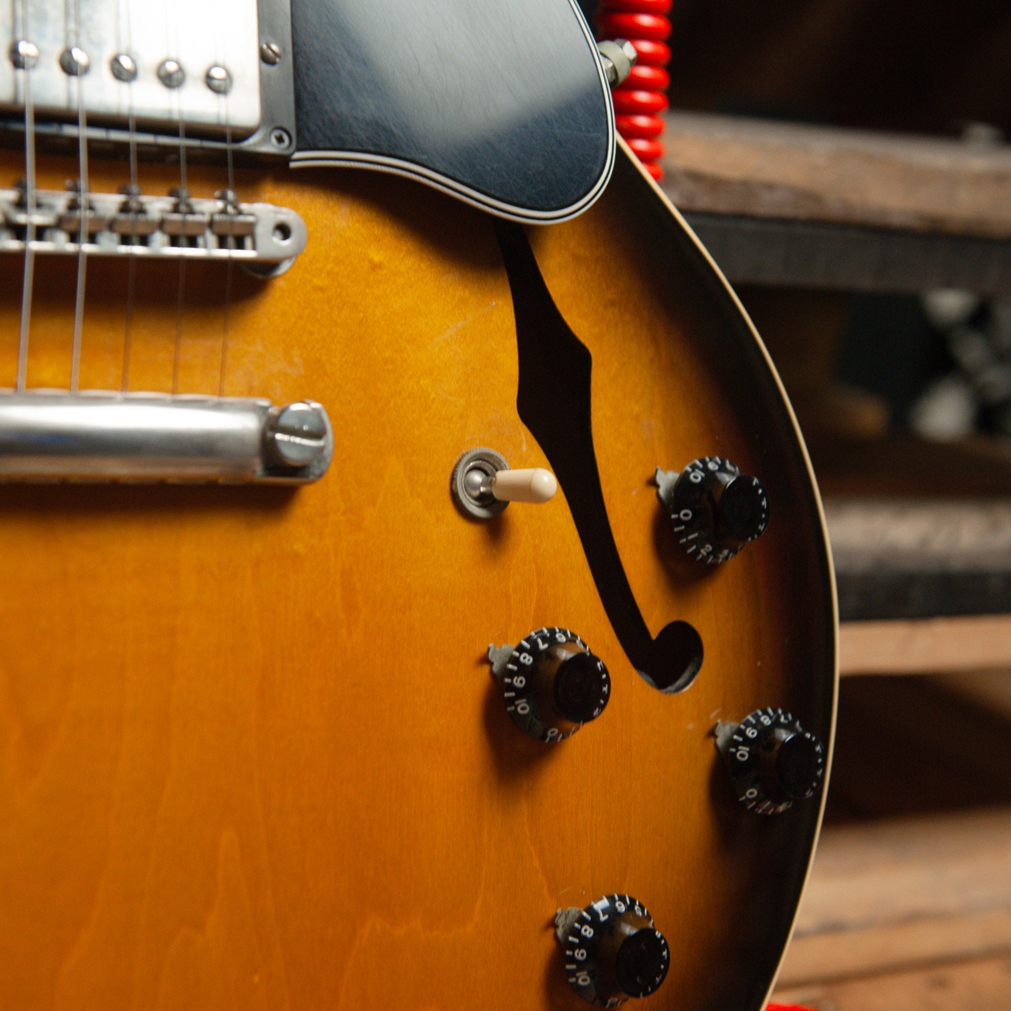 Gibson ES-Dot Vintage Sunburst 1992 W/case - Used