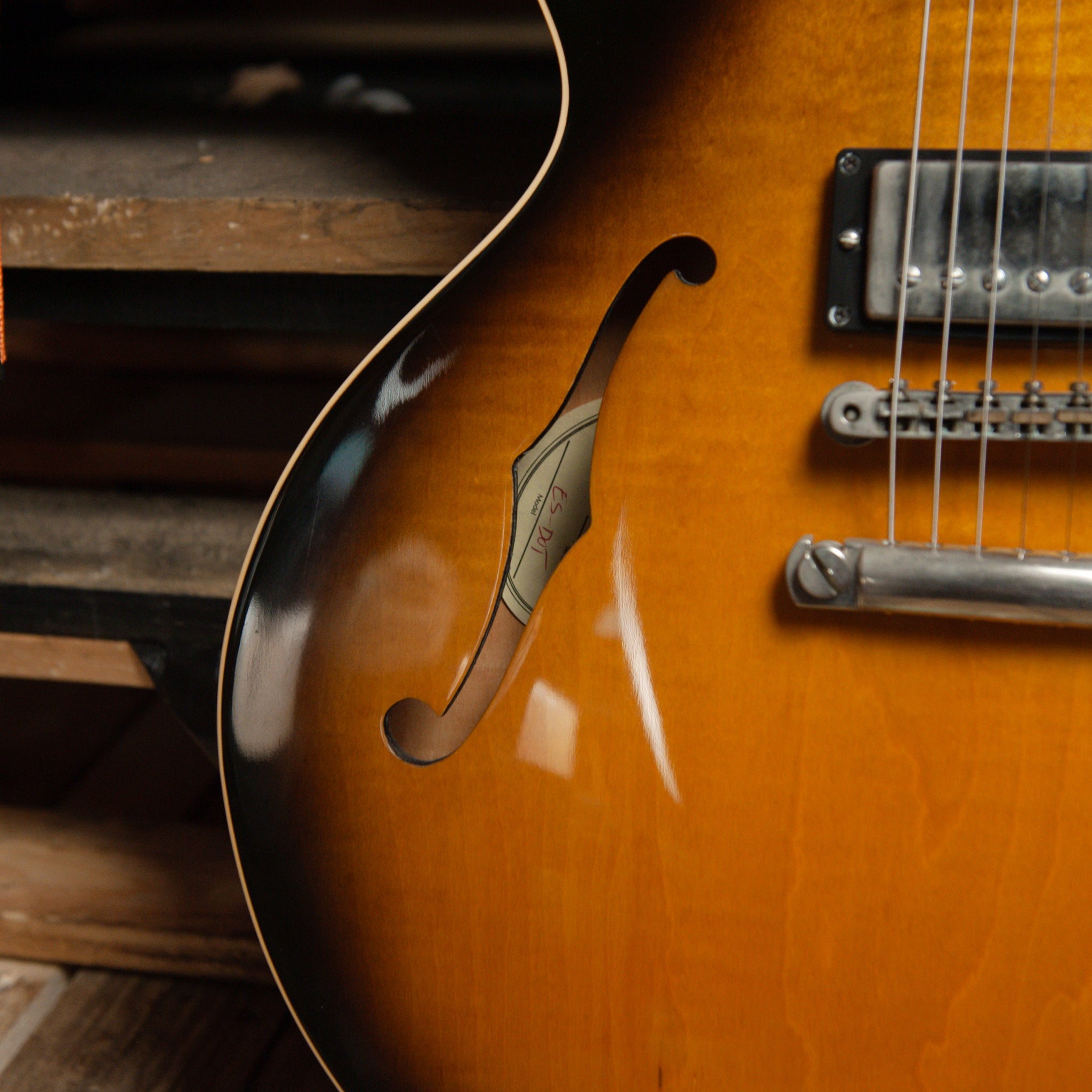 Gibson ES-Dot Vintage Sunburst 1992 W/case - Used