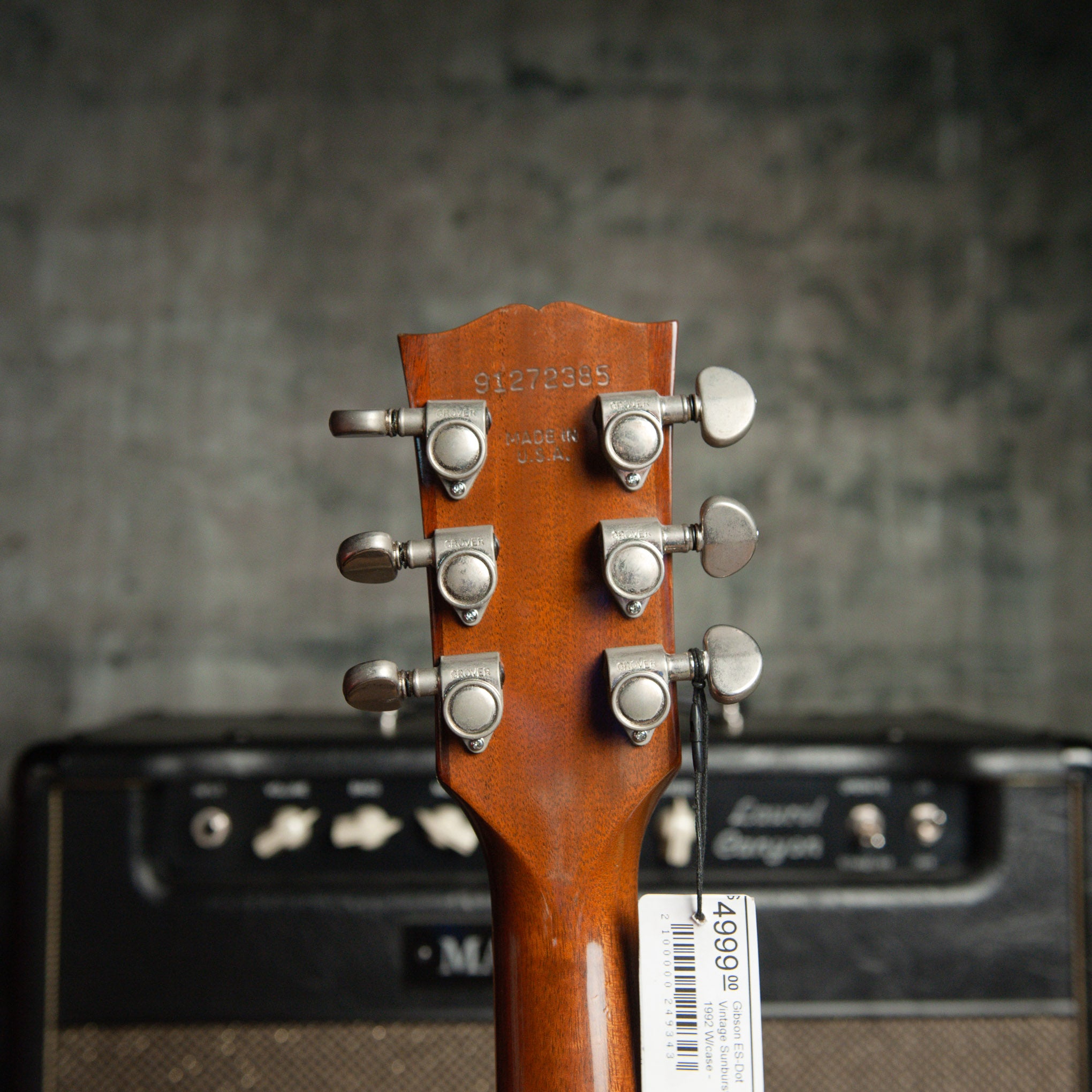 Gibson ES-Dot Vintage Sunburst 1992 W/case - Used