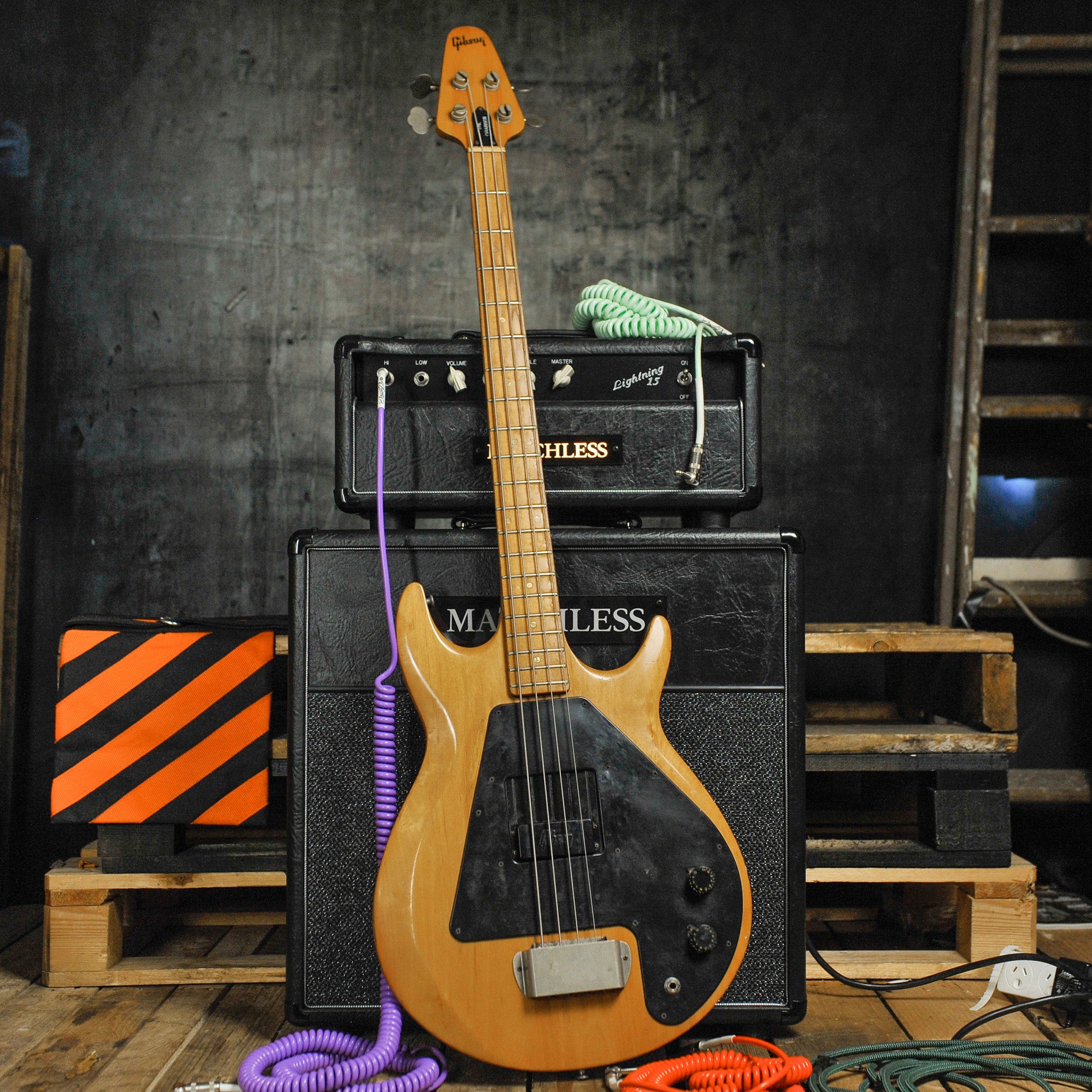 Gibson The Grabber Bass '74-75 Natural Finish w/Bag - Used